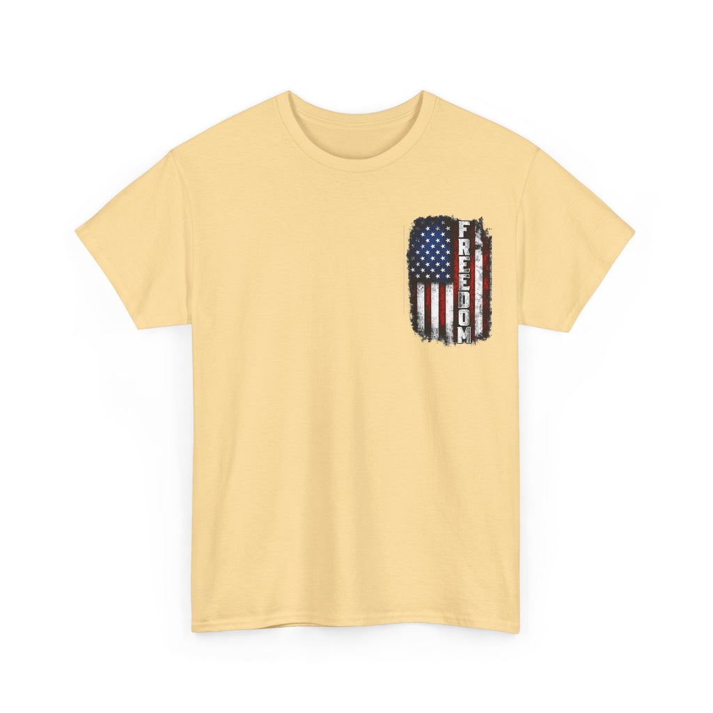 Freedom American Flag T-Shirt — Distressed USA Patriotic Tee