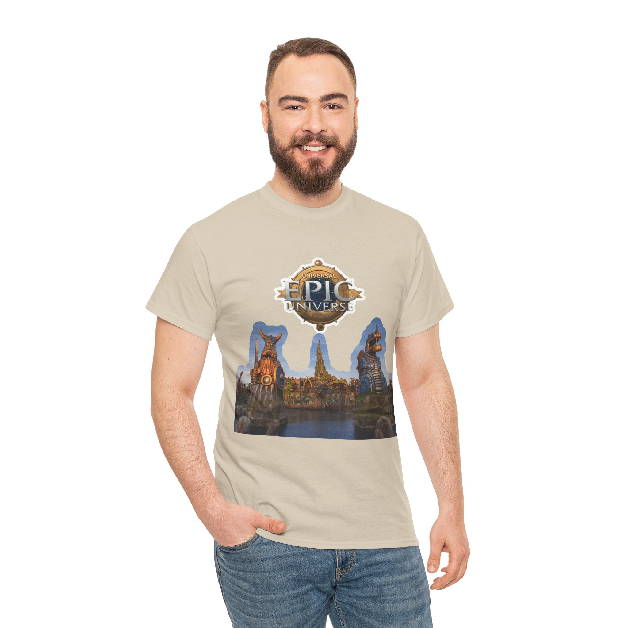 Epic Universe Theme Park T‑Shirt — Iconic Entrance Graphic Tee
