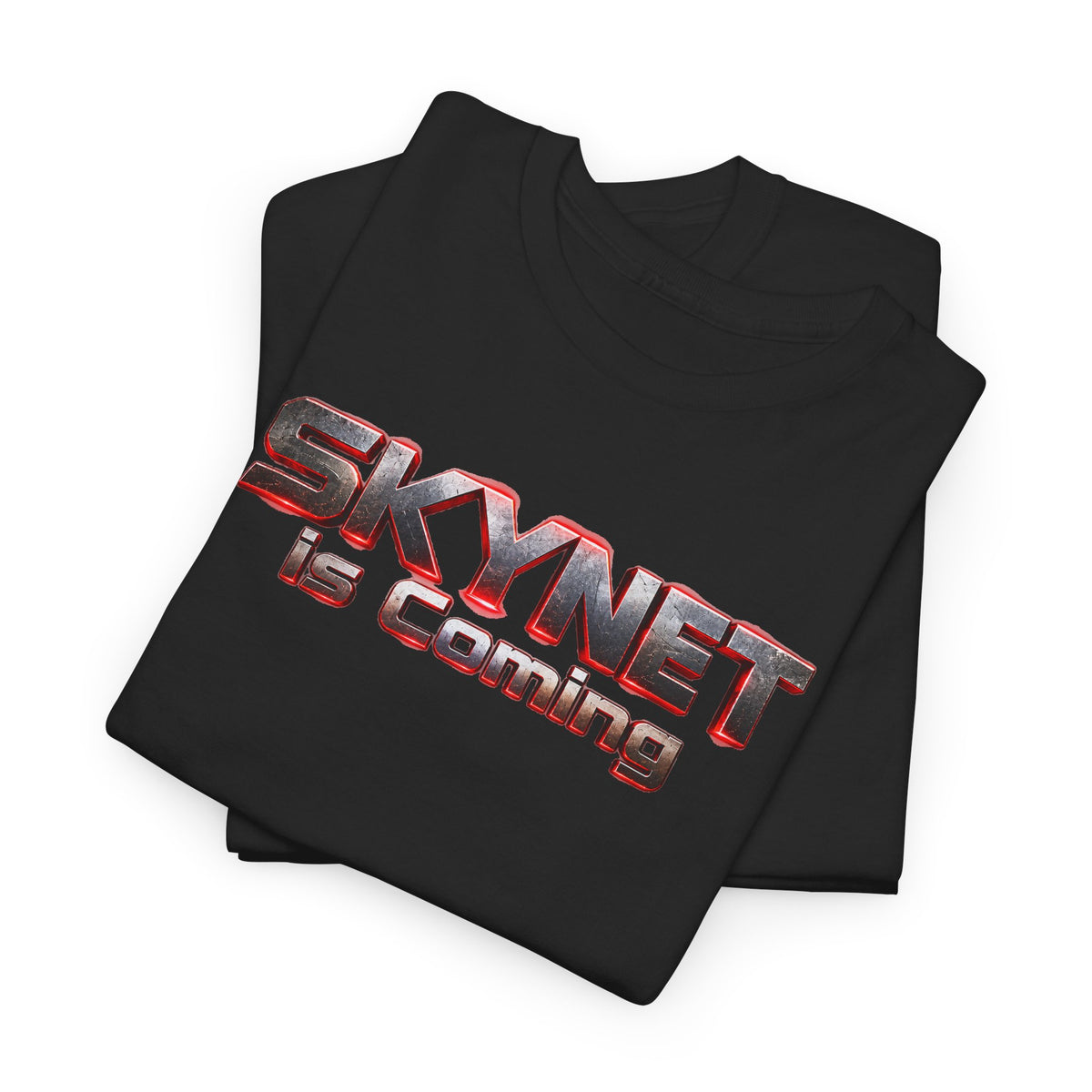 Skynet Is Coming T‑Shirt — 'AI Will Destroy the World' Dystopian Graphic Tee