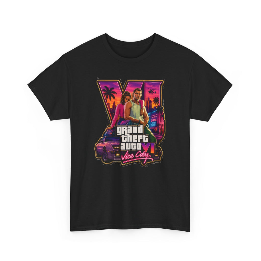 Grand Theft Auto Vice City Retro Logo Tee / Cotton T-Shirt