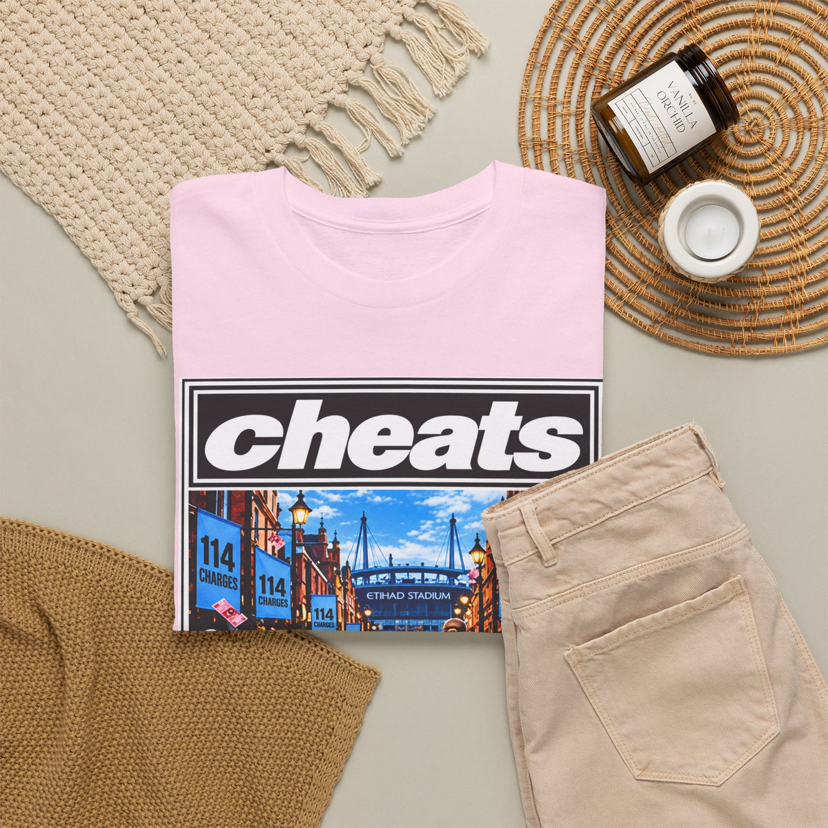 Cheats “What’s the Story? Tainted Glory?” Sports Graphic Cotton T-Shirt