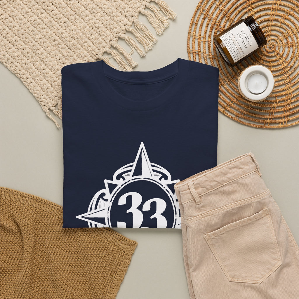 Club 33 Walt Disney World Inspired Cotton T-Shirt — Vintage Compass Logo Tee