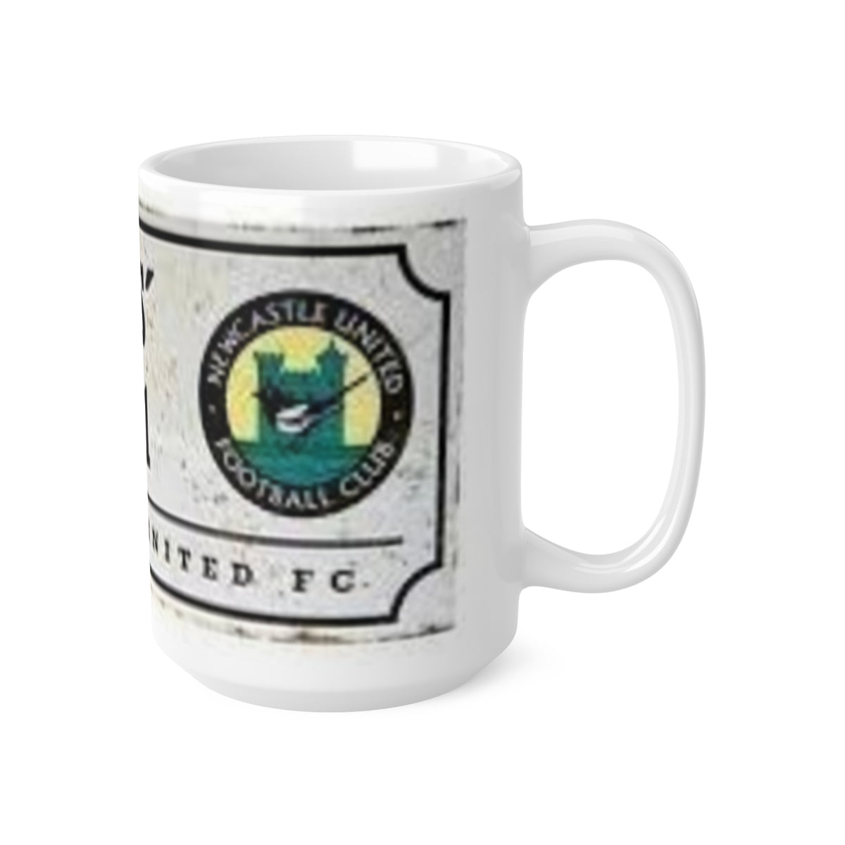 St James' Park Newcastle United Vintage Stadium Mug — Ceramic Coffee Cup (11oz/15oz)