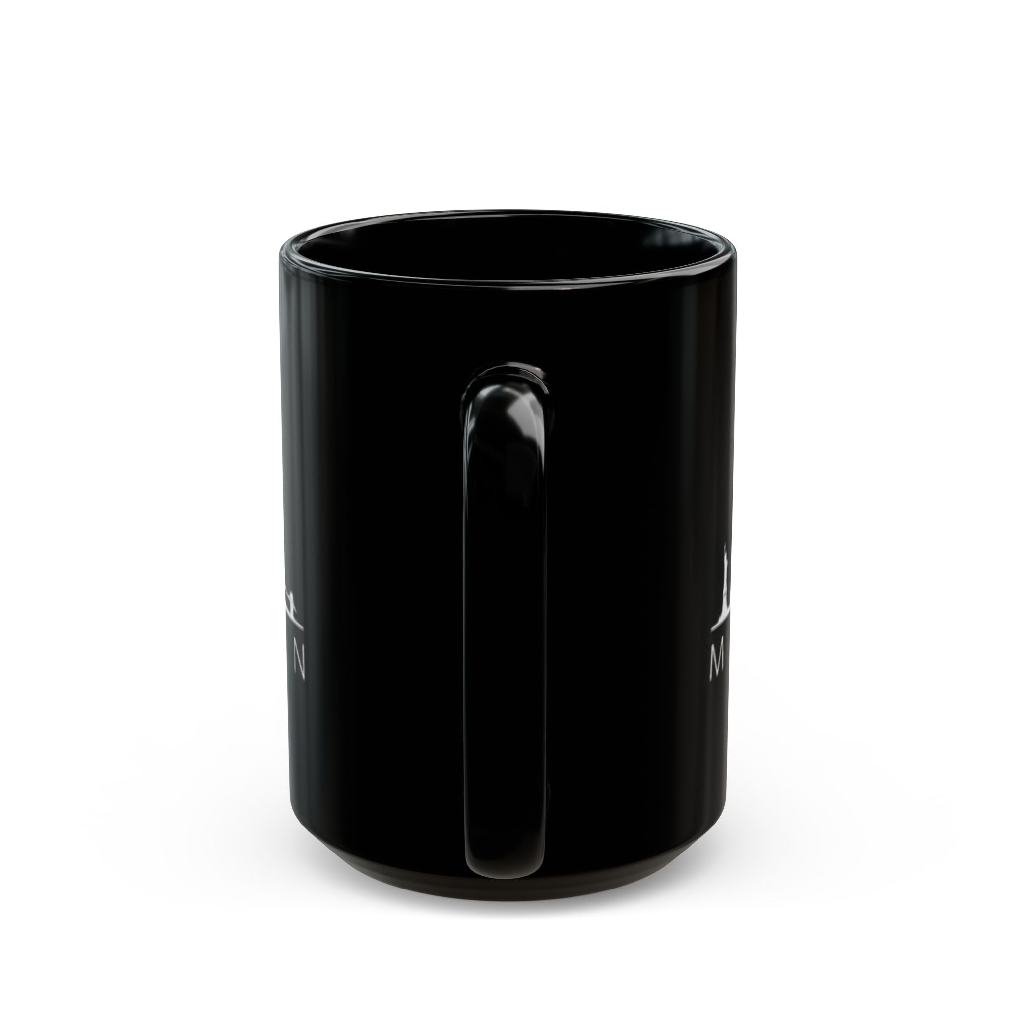 Manhattan Skyline Black Mug — Cityscape Coffee Cup (11oz & 15oz)