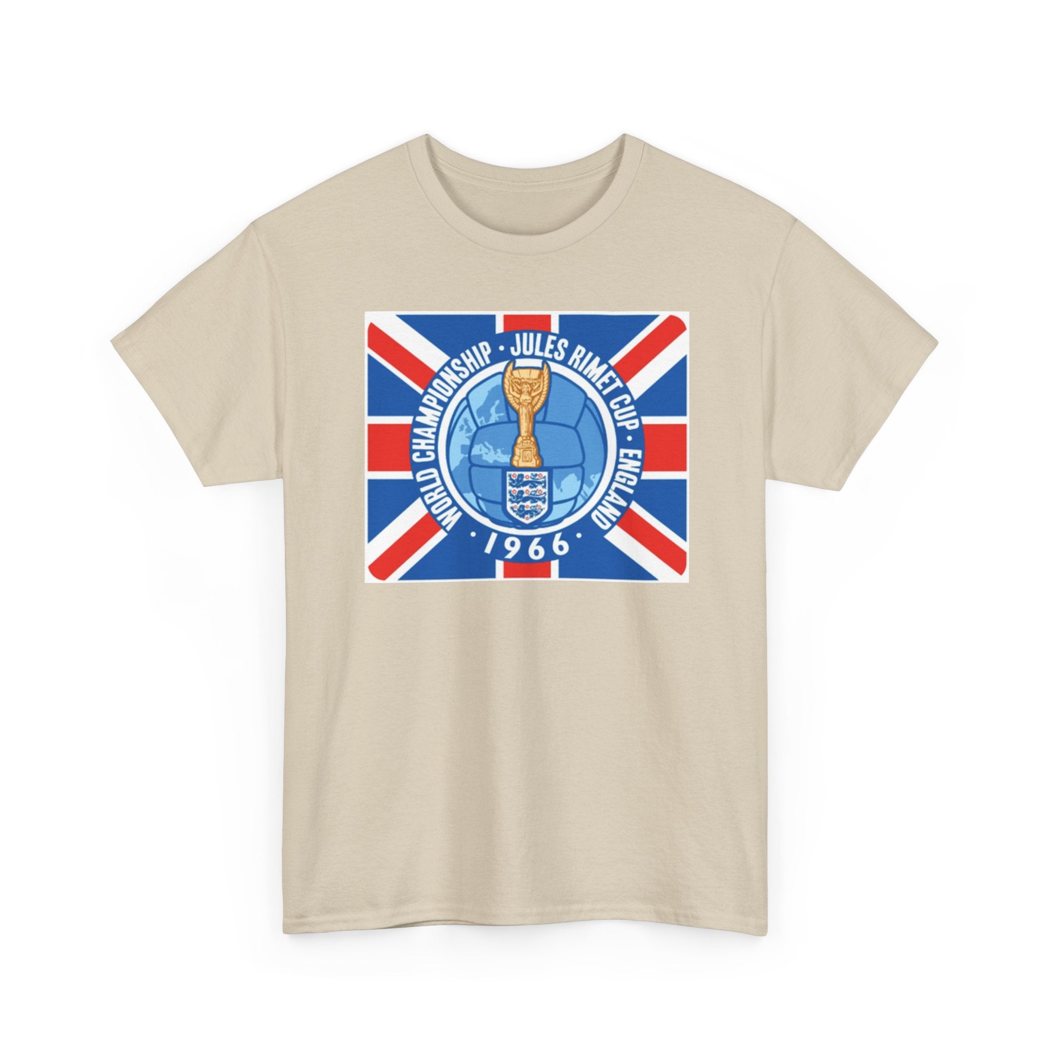 1966 World Cup Jules Rimet Trophy Tee — Vintage England Football Shirt
