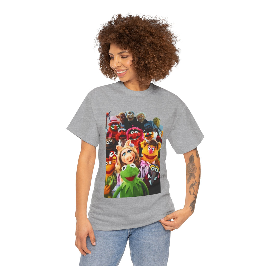 Muppets Puppet Ensemble Graphic Tee — Fun Family Cartoon Shirt