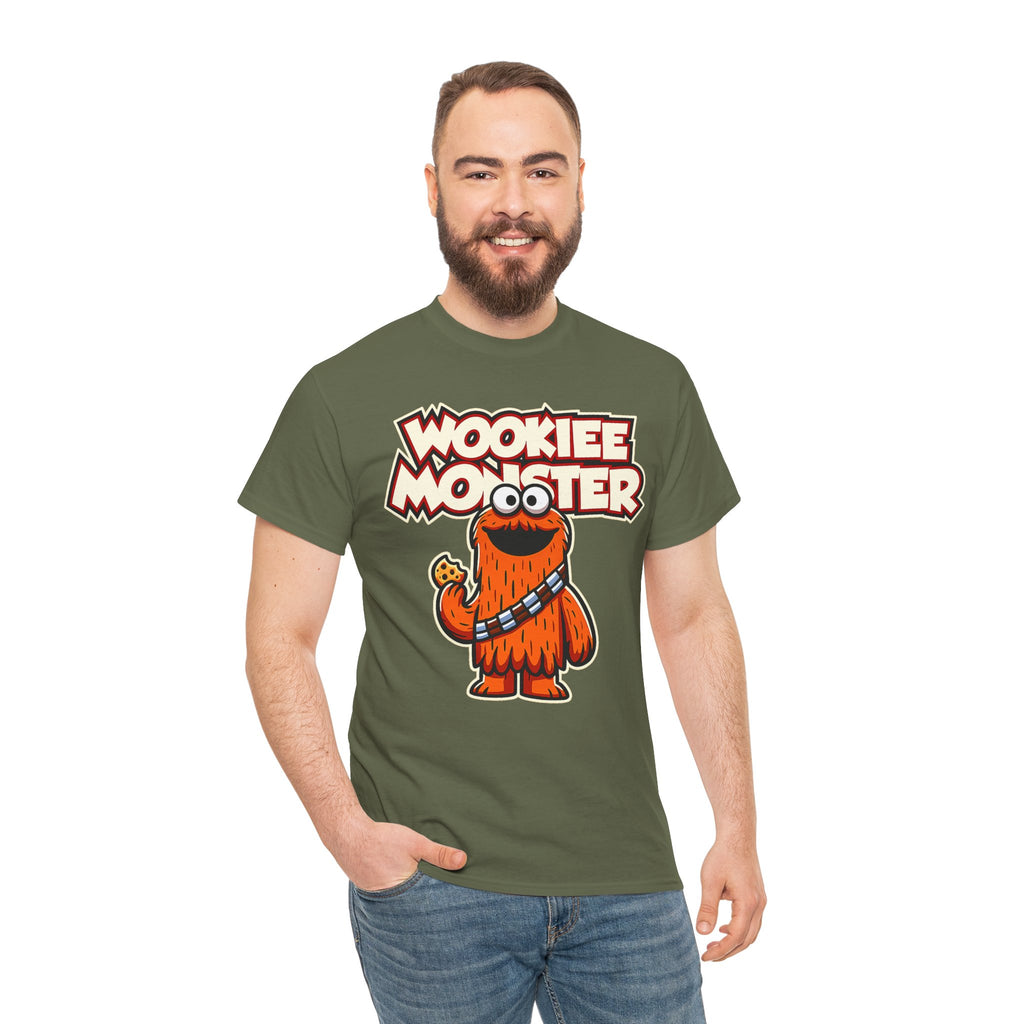 Wookiee Monster Tee - Funny Retro Sci‑Fi Cartoon Shirt