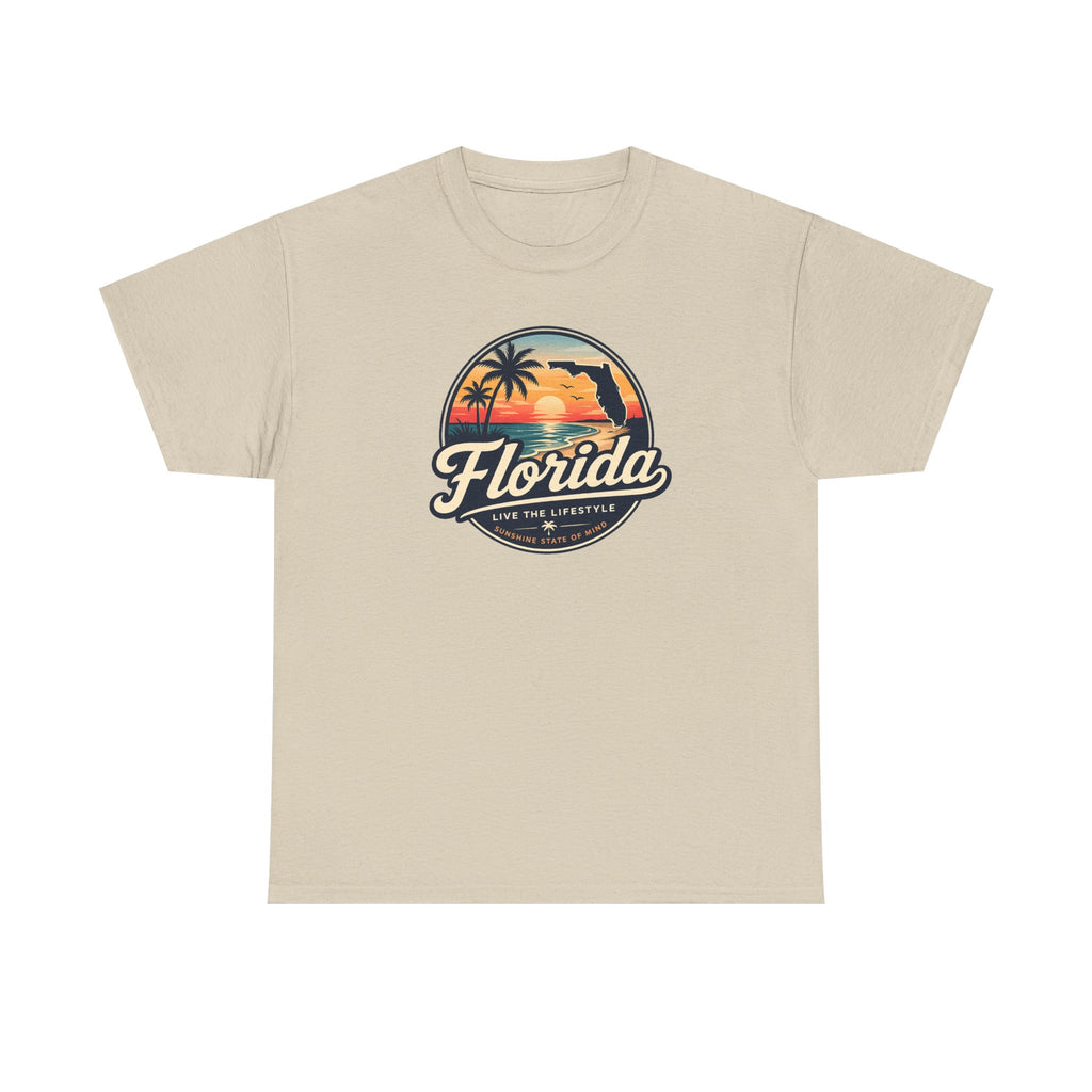 Florida Sunset Tee — Vintage Palm Beach Graphic T-Shirt
