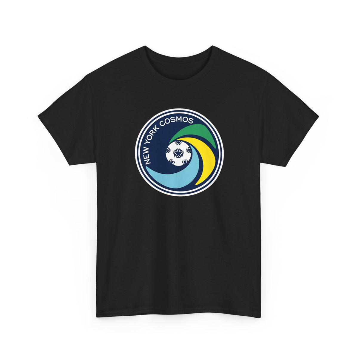 New York Cosmos Retro Logo Cotton T‑Shirt — Vintage Soccer Tee