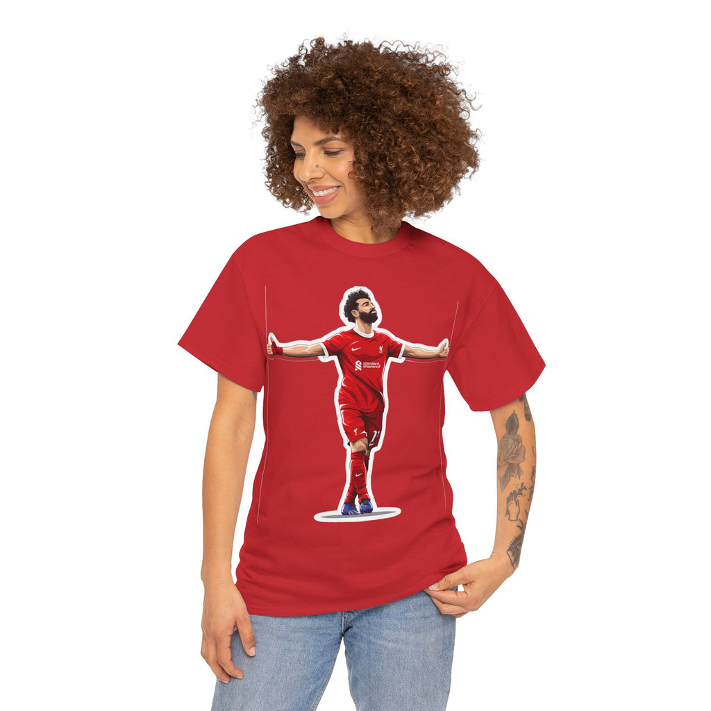 Mo Salah Celebration Tee — Liverpool Graphic T-Shirt