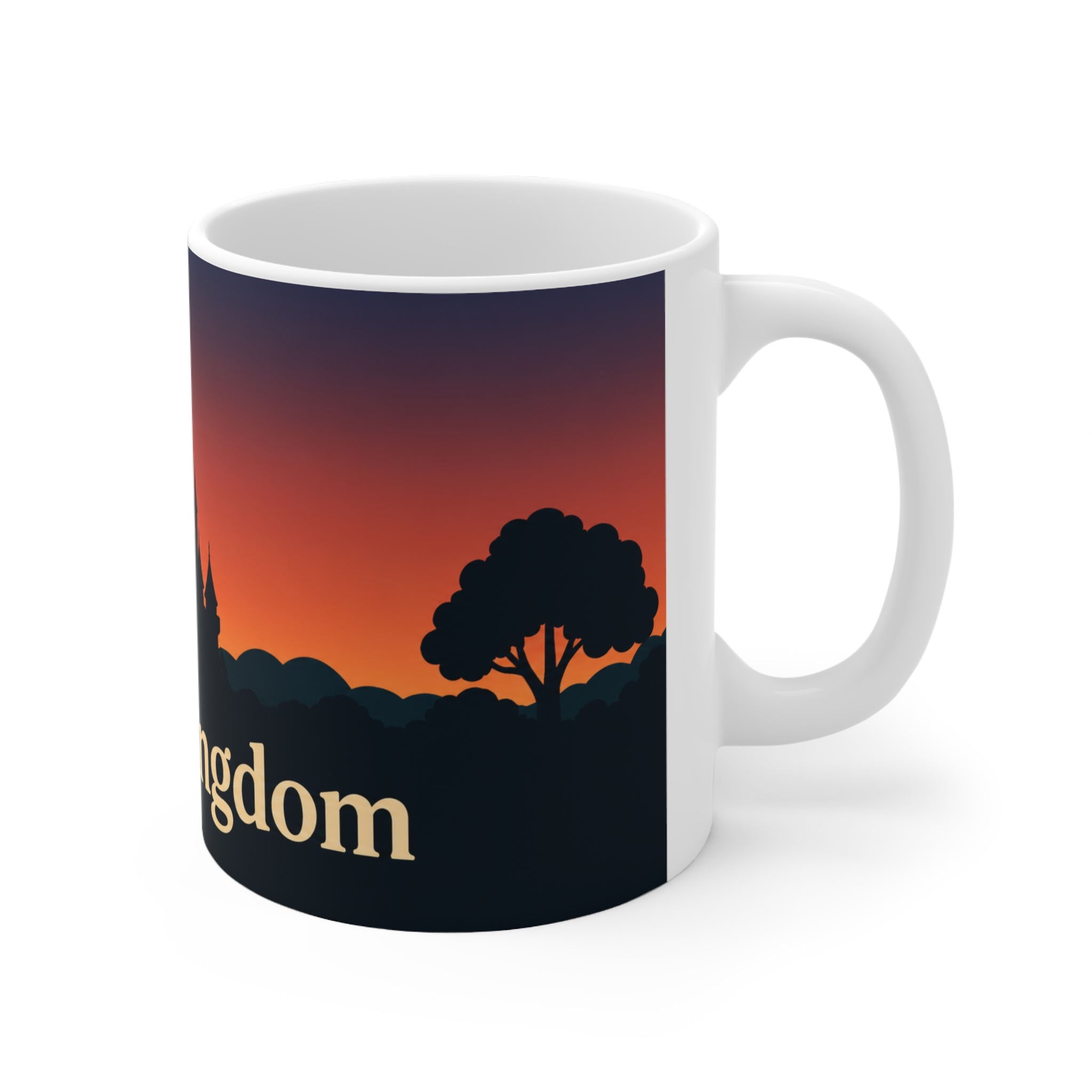 Magic Kingdom Sunset Ceramic Coffee Mug — 11oz & 15oz