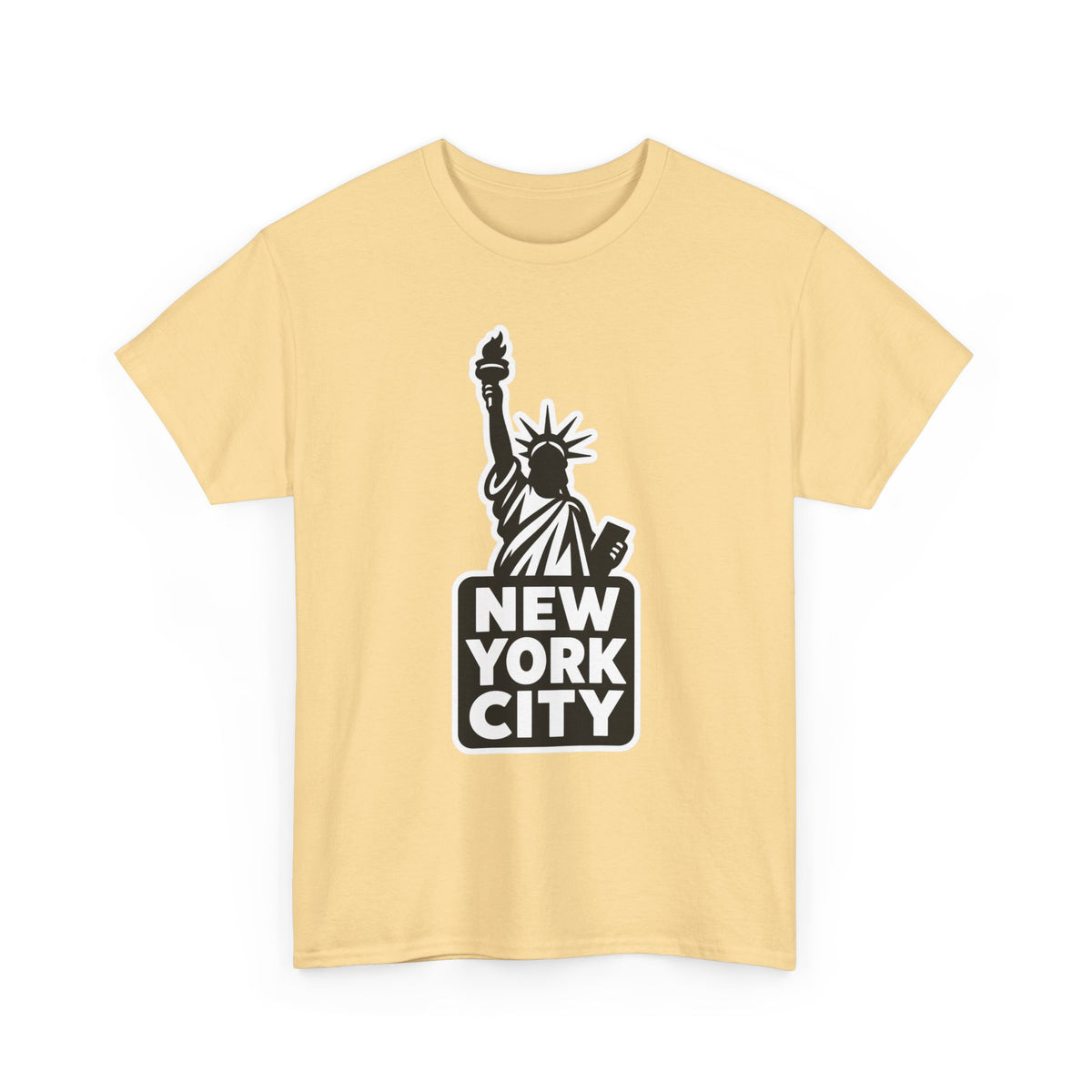 New York City Statue of Liberty Graphic Cotton T-Shirt / Tee