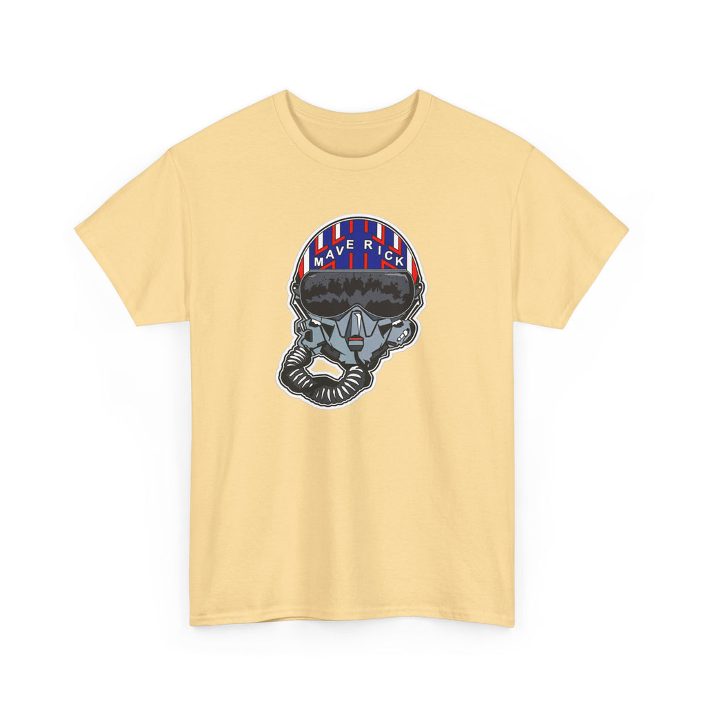 Skull Pilgrim Tee — Retro Striped 'Maverick' Helmet Graphic Shirt