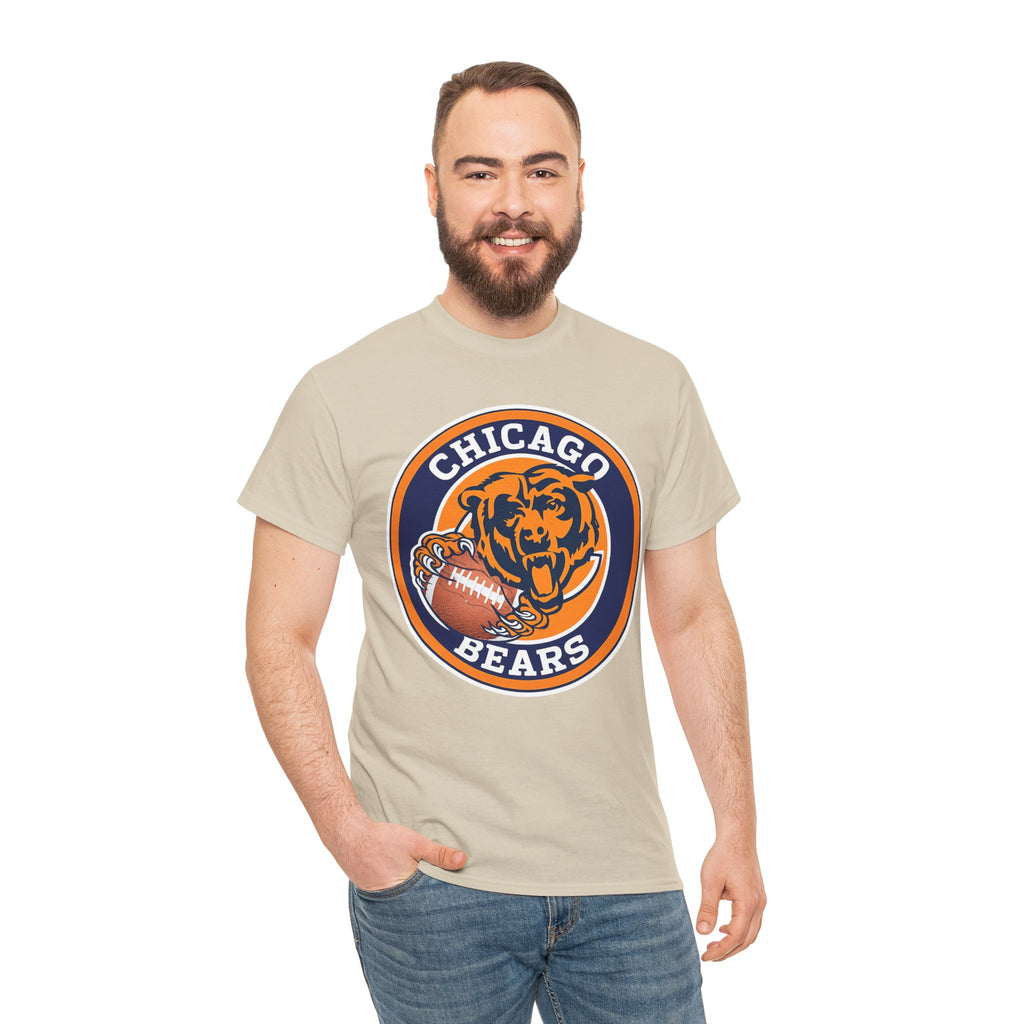 Chicago Bears Vintage Football Tee - Cotton T-Shirt