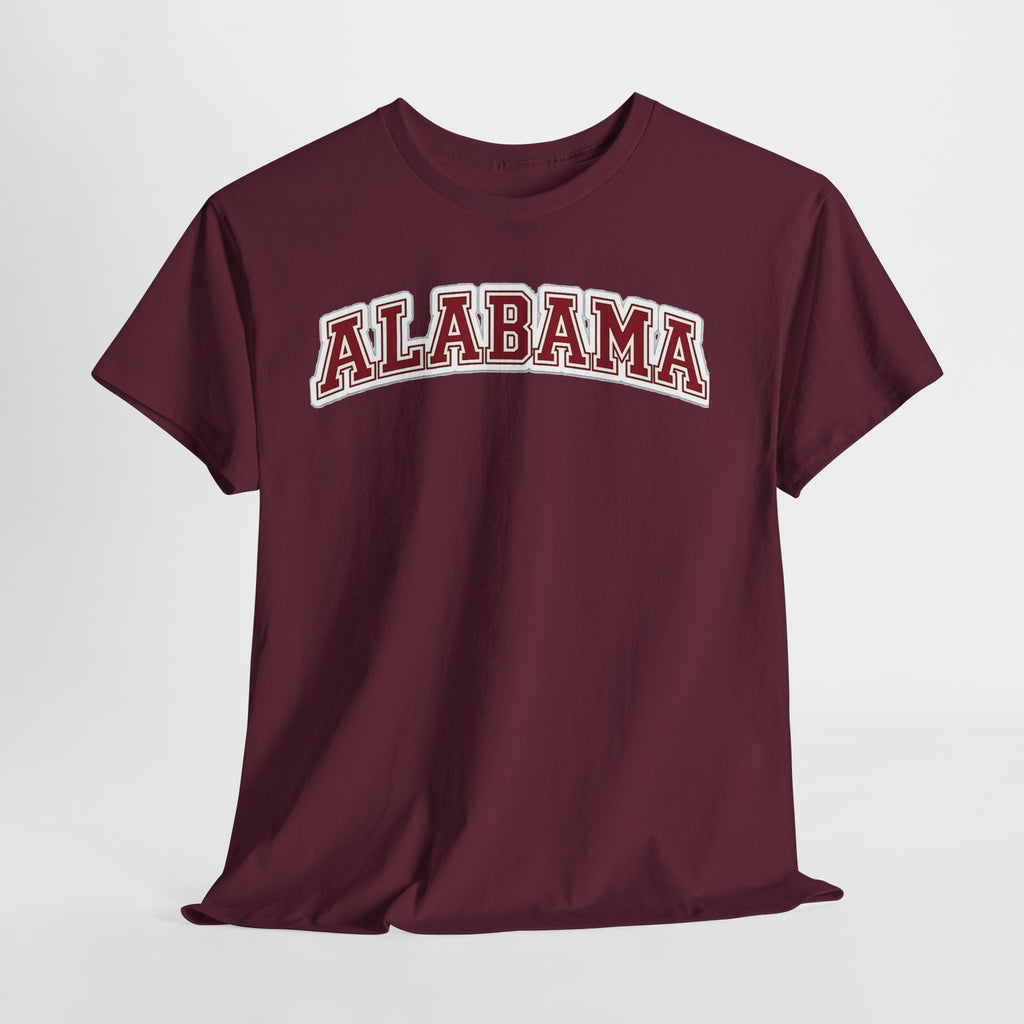 Alabama Arch Logo Tee – Crimson College Pride T‑Shirt