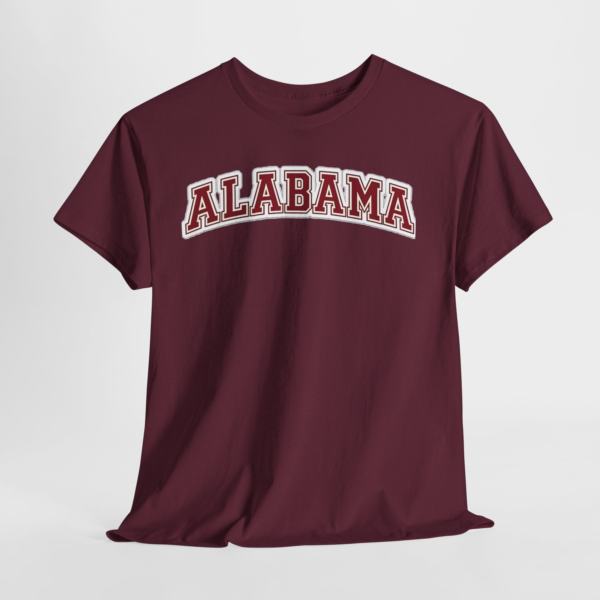 Alabama Arch Logo Tee – Crimson College Pride T‑Shirt