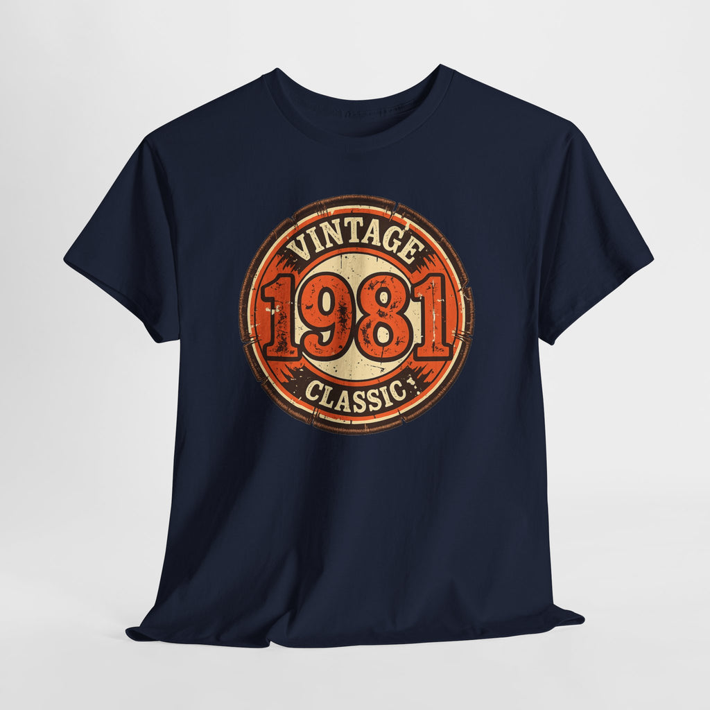 Vintage 1981 Classic T-Shirt — Retro Birthday Tee