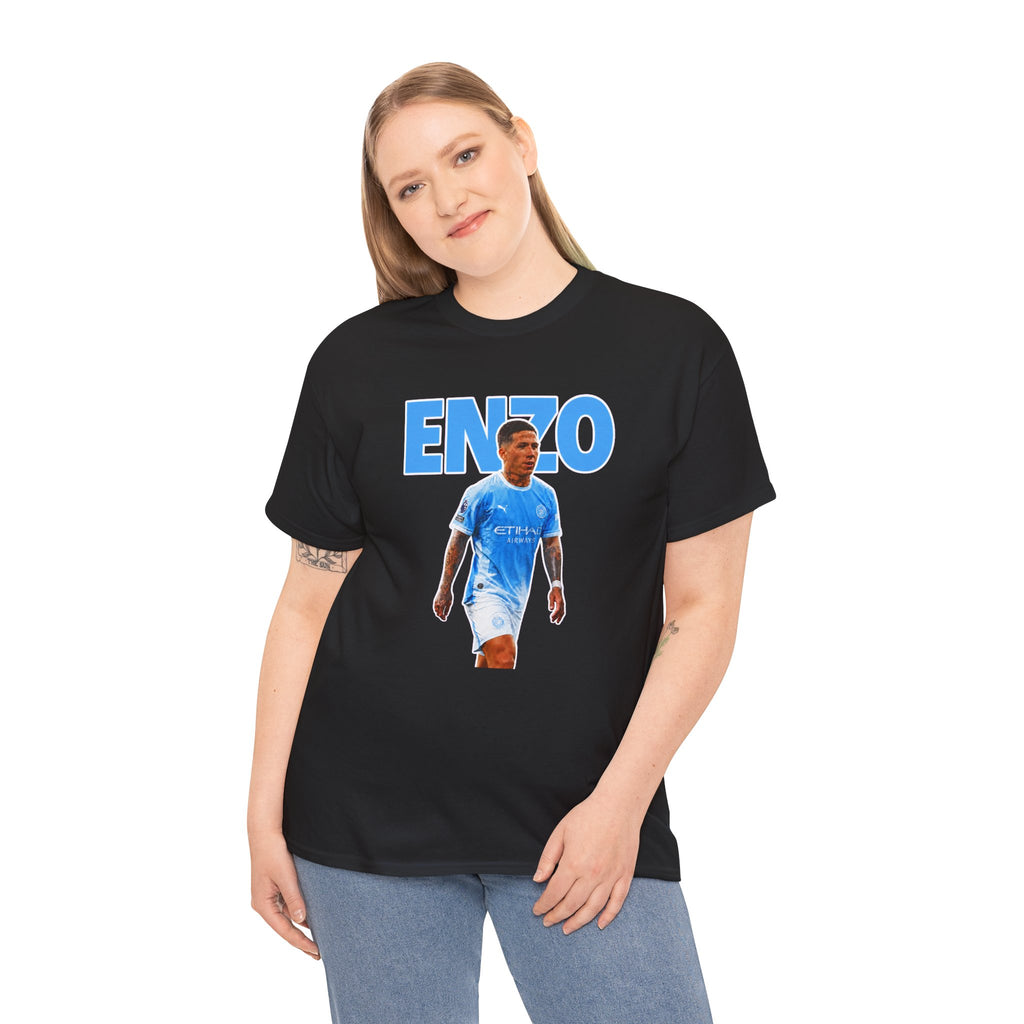 Enzo Fernandez Manchester City Inspired Cotton T-Shirt