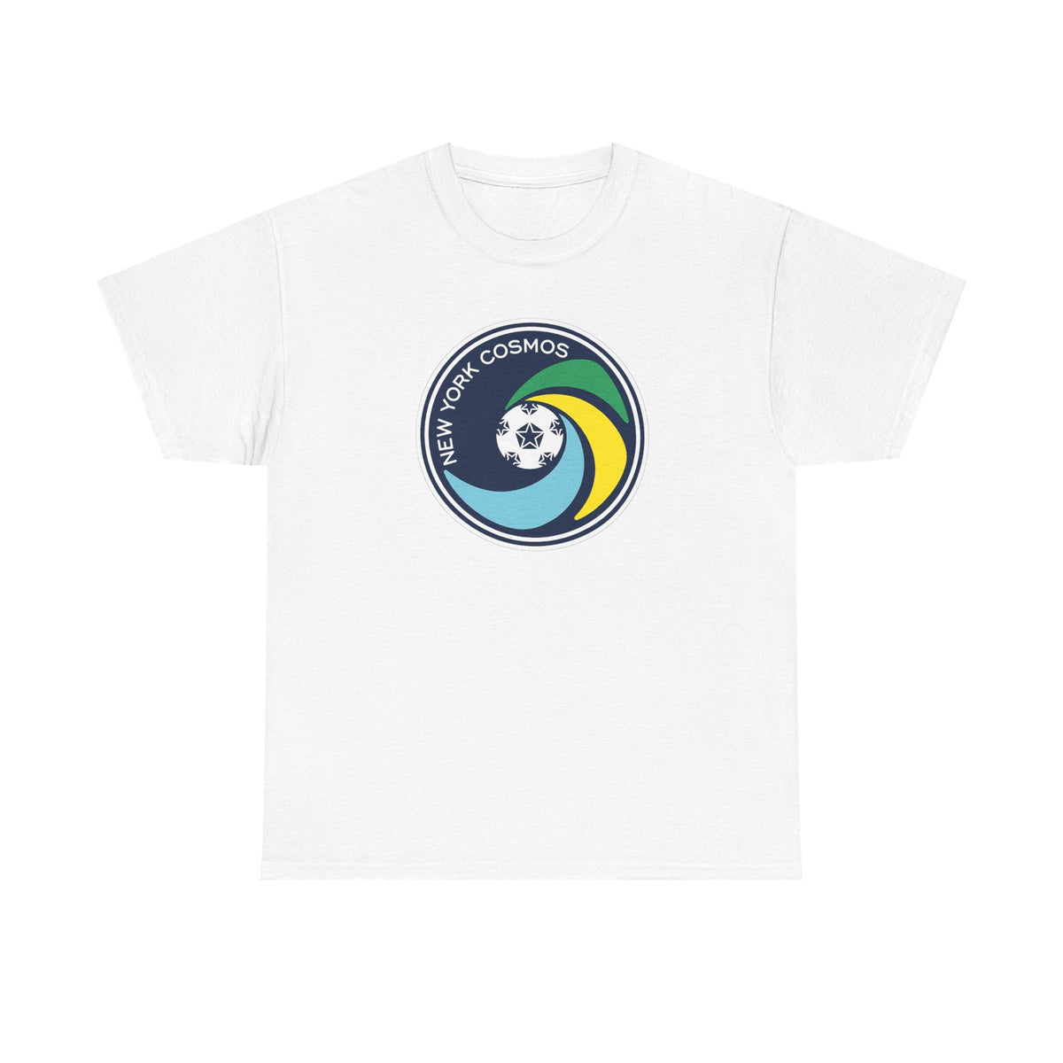 New York Cosmos Retro Logo Cotton T‑Shirt — Vintage Soccer Tee