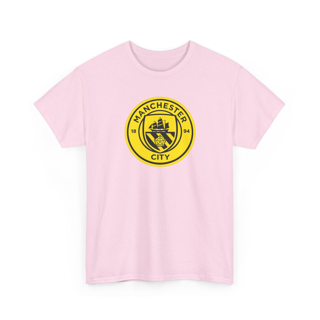 Manchester City Yellow Crest T-Shirt