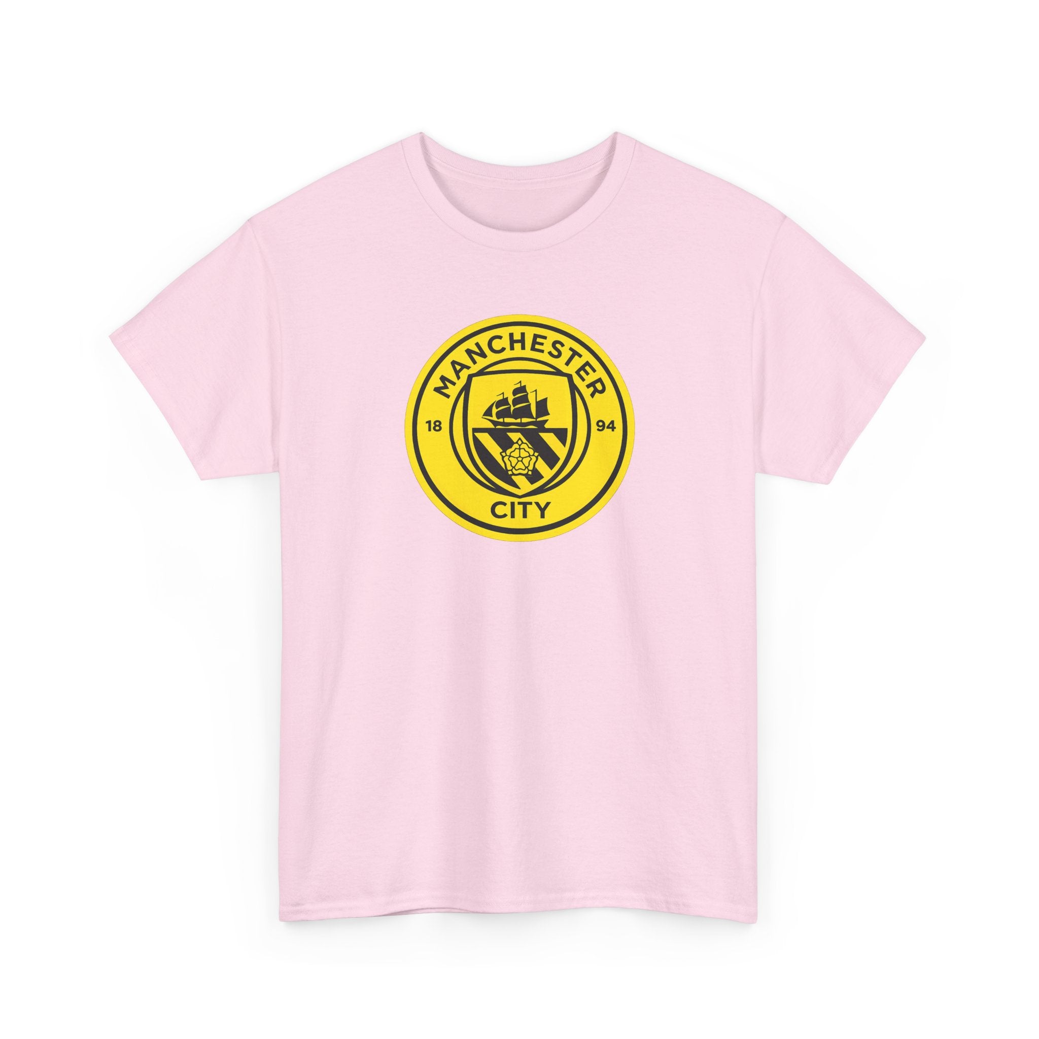 Manchester City Yellow Crest T-Shirt