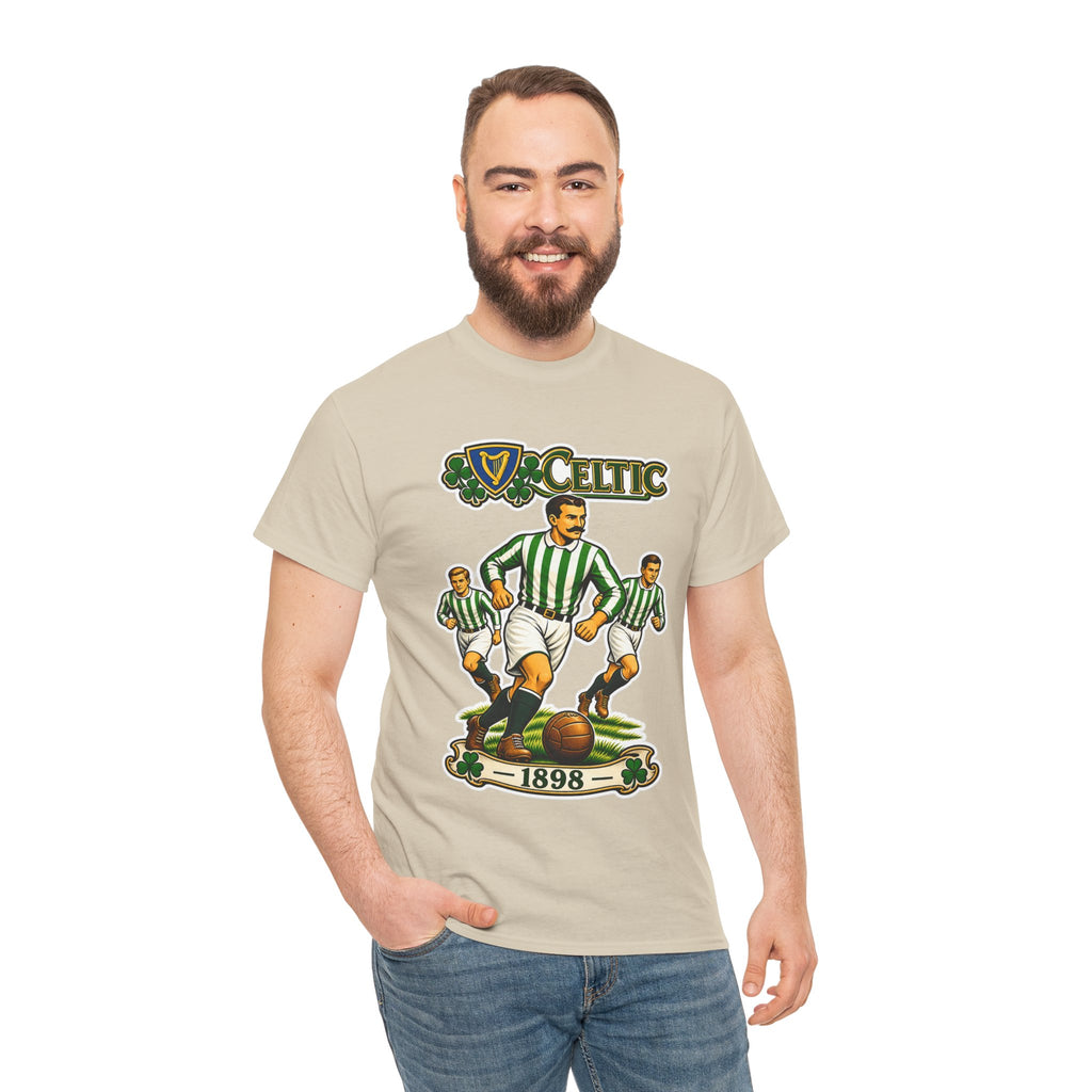 Celtic Football Retro Players Tee — 1898 Vintage Soccer Shirt