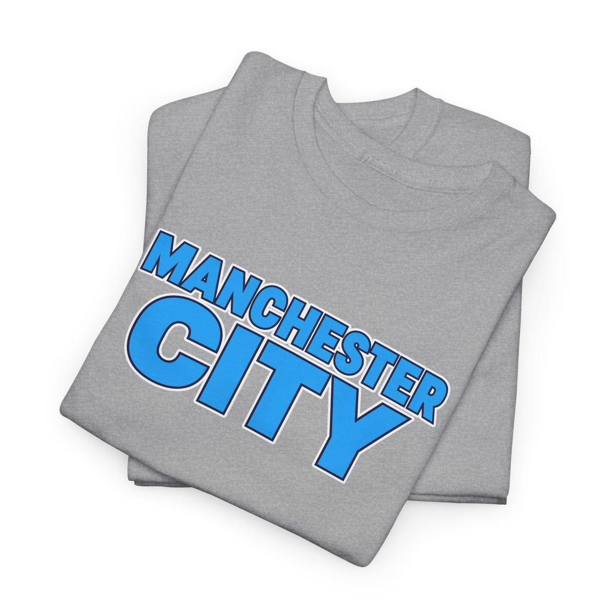 Manchester City T‑Shirt — Retro Blue Logo Tee