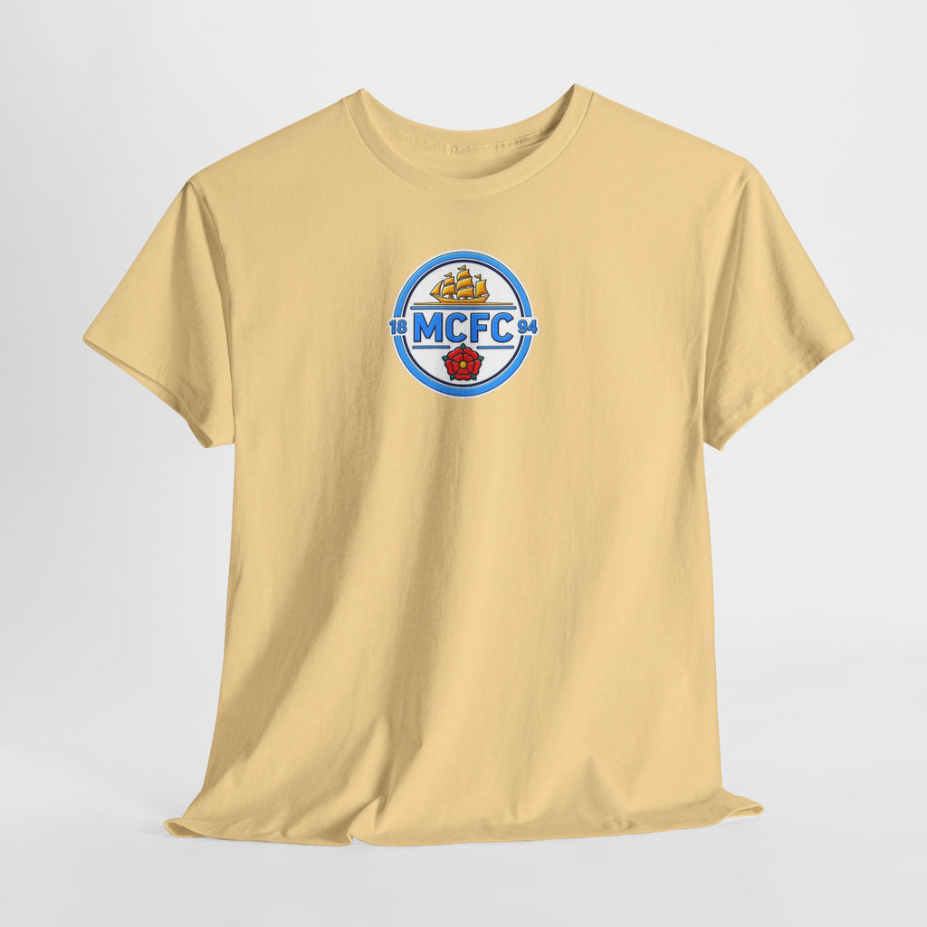 MCFC Retro Crest T‑Shirt — Vintage Soccer Fan Tee