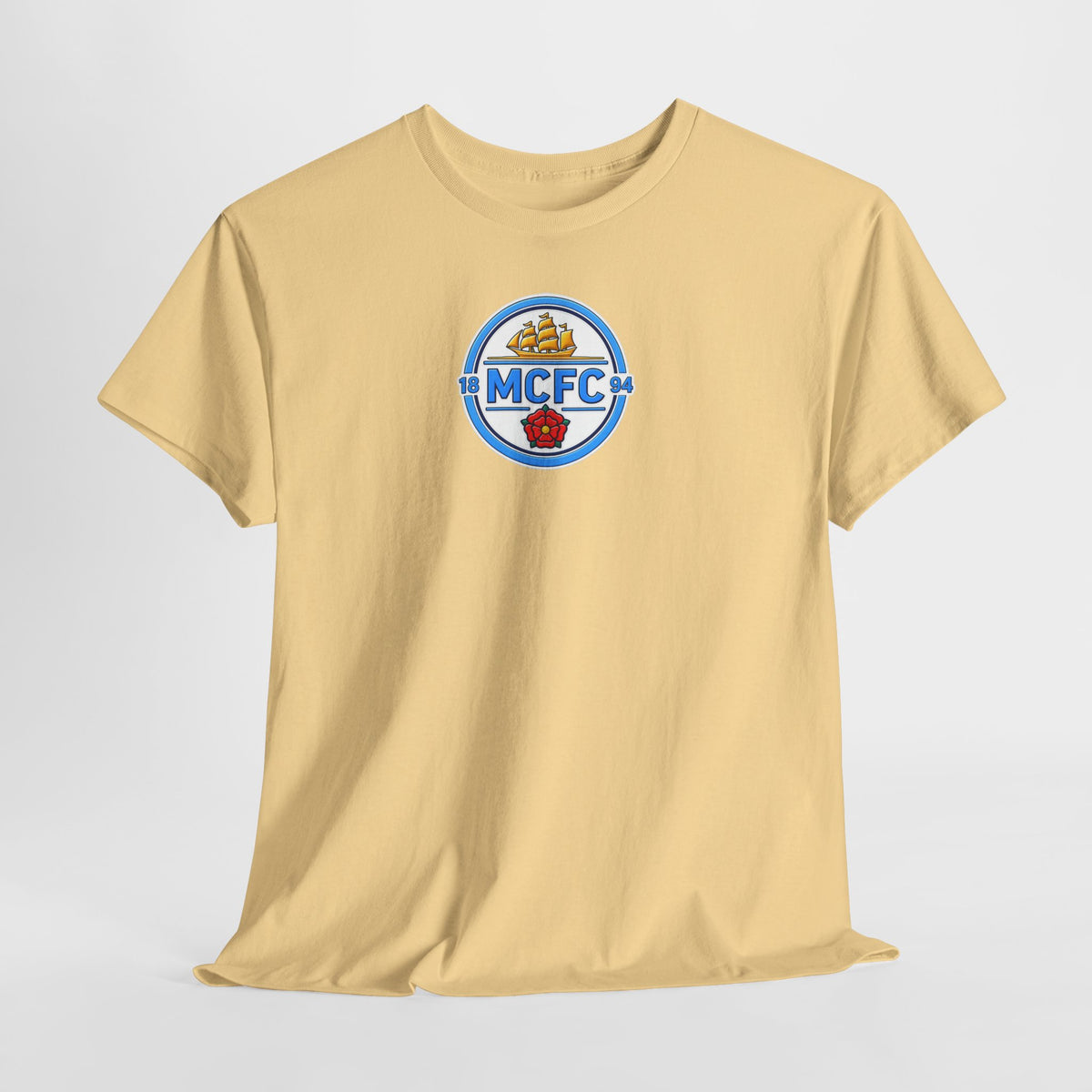MCFC Retro Crest T‑Shirt — Vintage Soccer Fan Tee