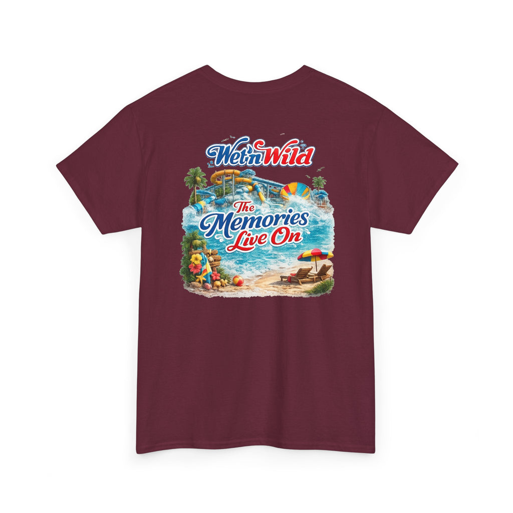 Wet 'n Wild Orlando Graphic Tee — "The Memories Live On" Retro Vacation T‑Shirt