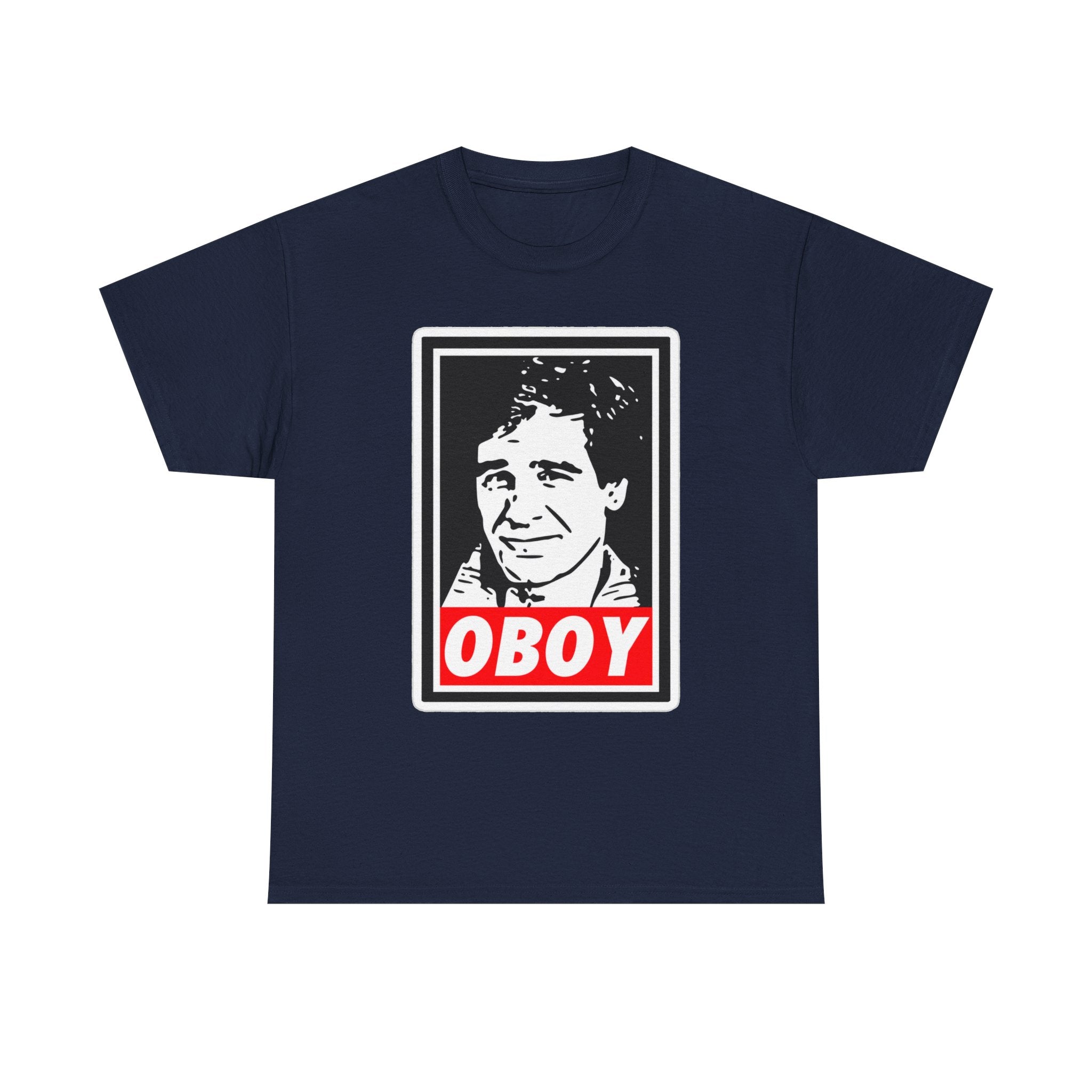 Oboy Quantum Leap Graphic Tee — Retro Pop Art Portrait T‑Shirt
