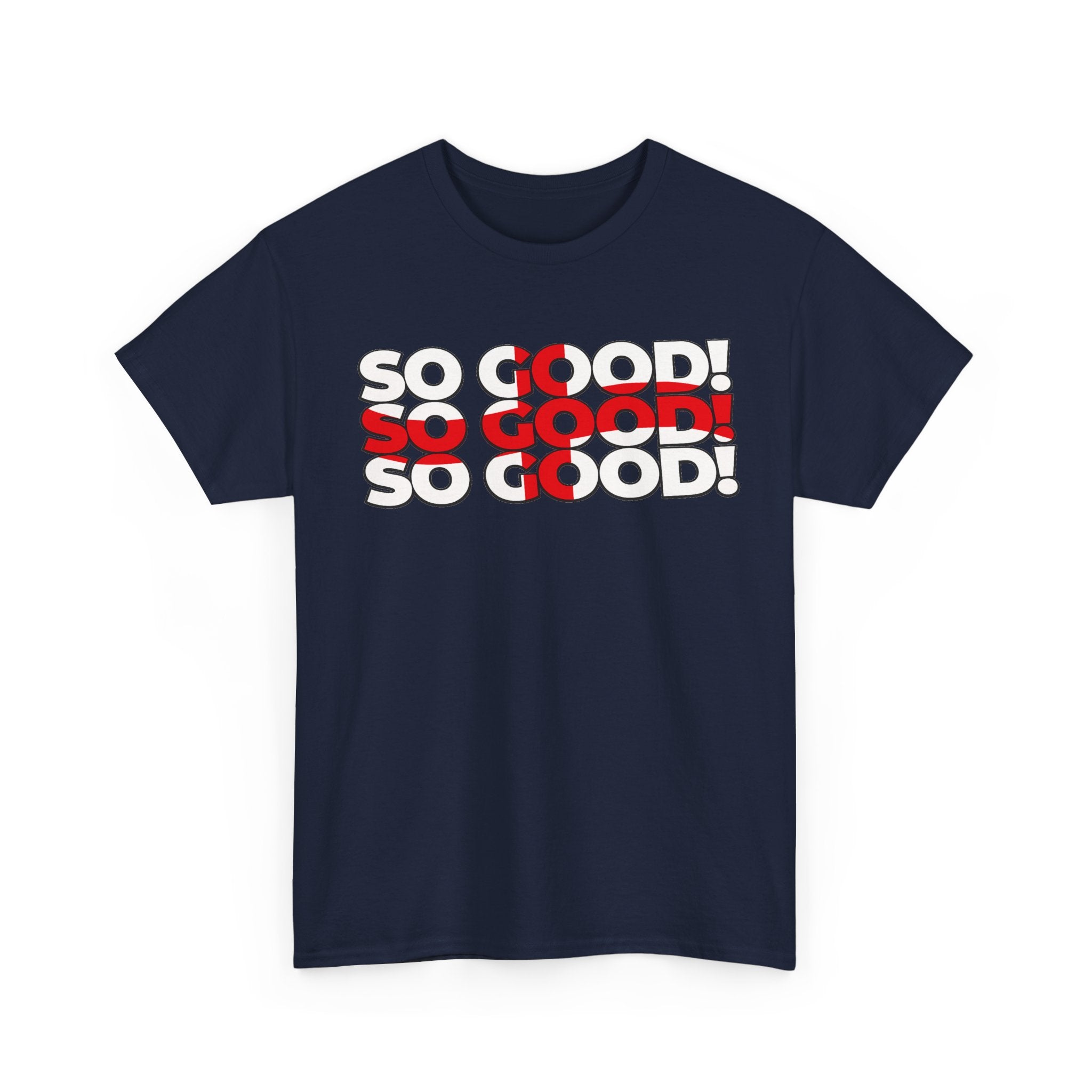 So Good! Retro Text Tee — Graphic White T-Shirt
