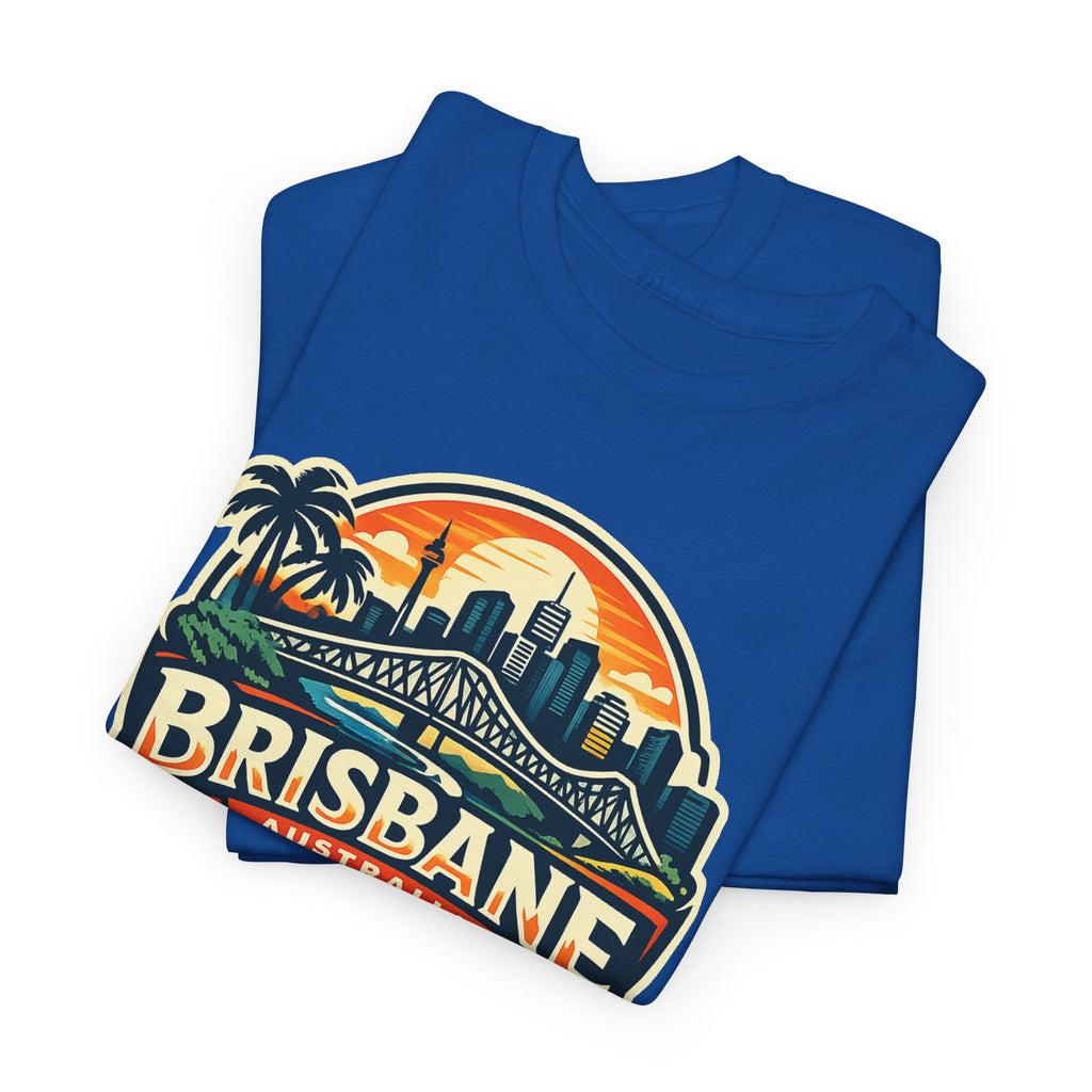 Brisbane Australia Vintage Sunset T-Shirt