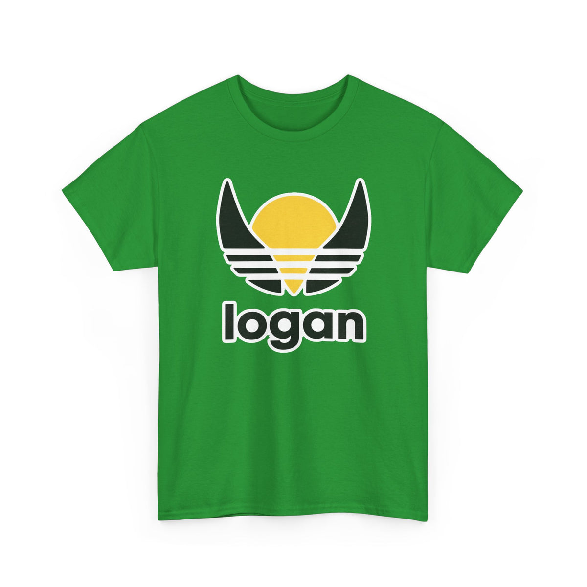 T‑Shirt — 'logan' Retro Sunrise Logo Cotton Tee