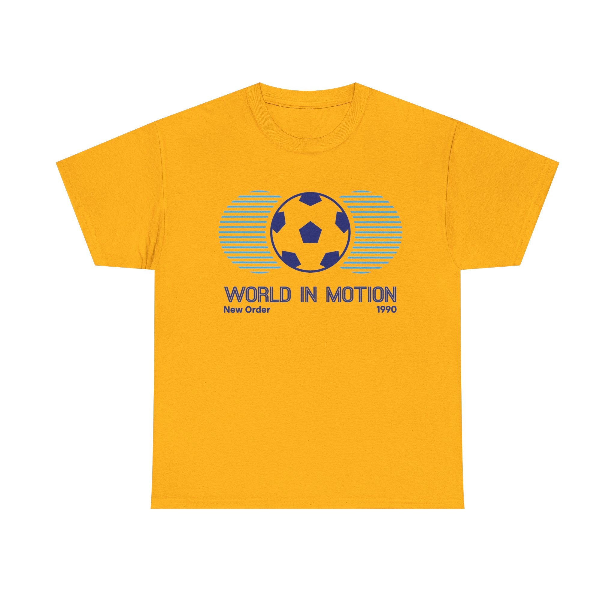 Soccer 'World in Motion' T‑Shirt — Retro Football Graphic Tee