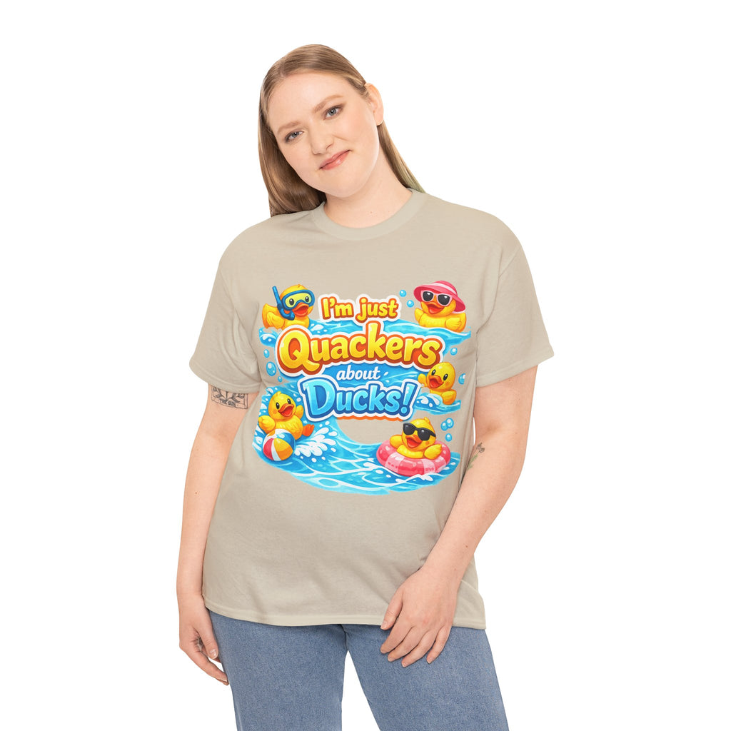 I'm Just Quackers About Ducks! Cute Rubber Duck Pool Tee