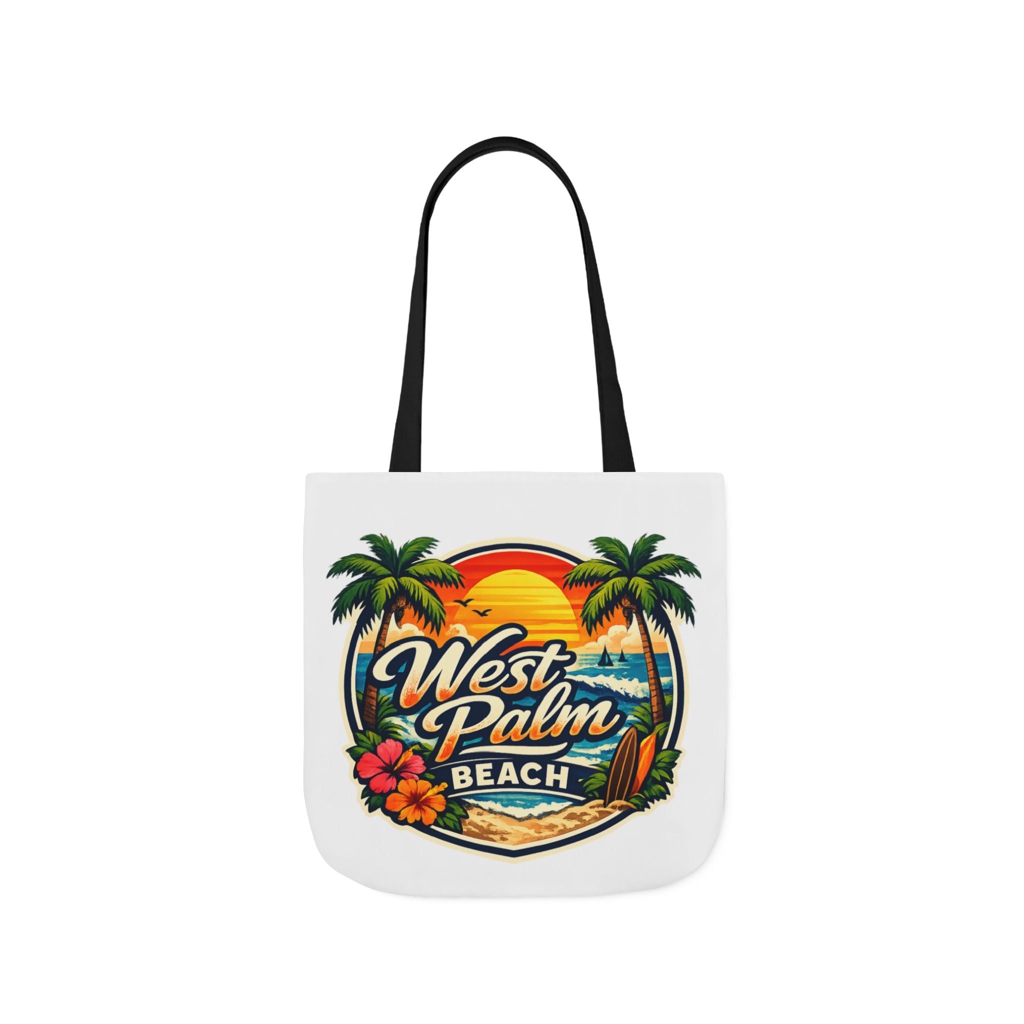 West Palm Beach Vintage Sunset Tote