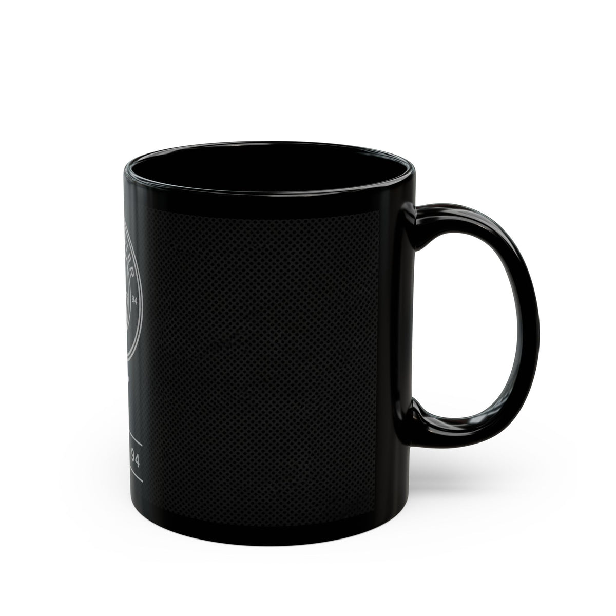 Manchester City Black Ceramic Mug (11oz, 15oz) — Football Club Crest & Puma Logo