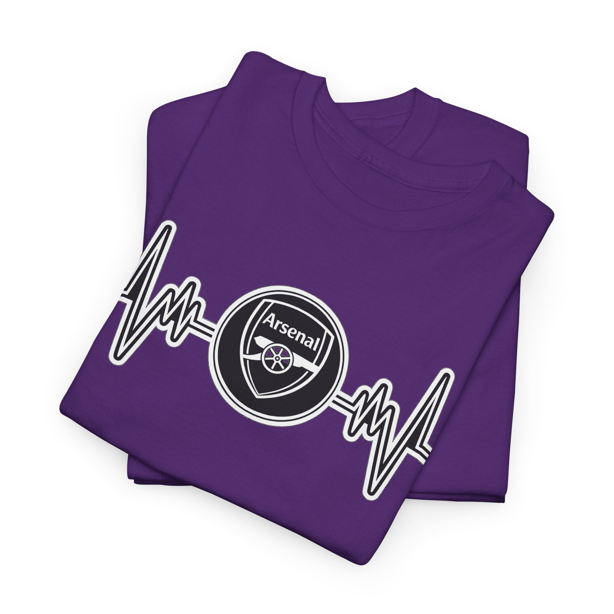 Arsenal Heartbeat T-Shirt — Premier League Fans’ Cotton Tee
