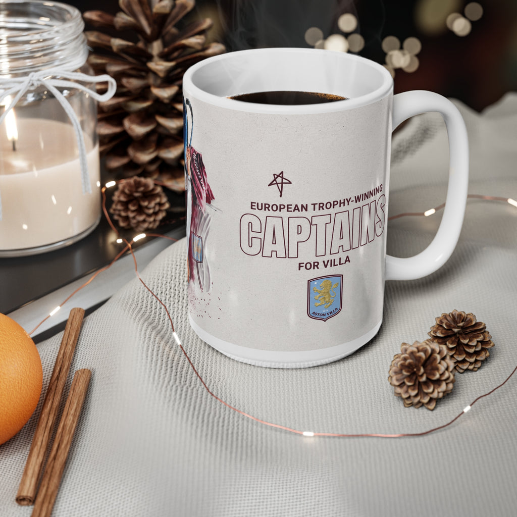 Aston Villa Captains Ceramic Coffee Mug — 11oz & 15oz
