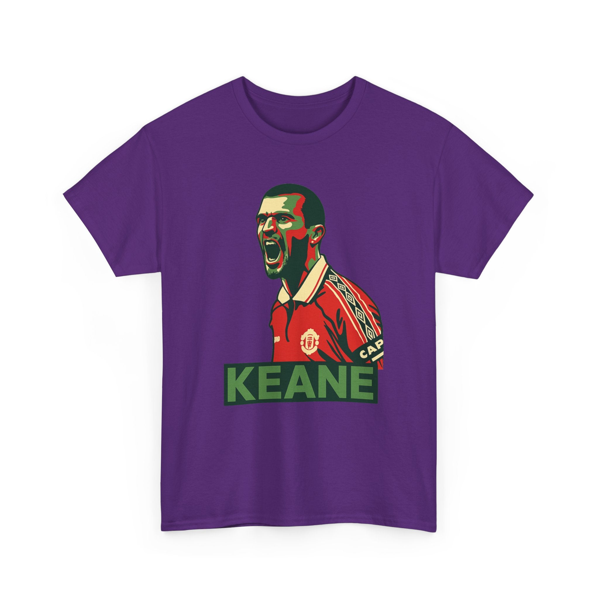 Roy Keane Retro Soccer Tee - Iconic Football Legend Graphic Shirt