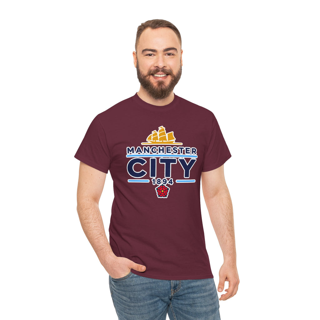 Manchester City 1894 Tee – Retro Football Crest T‑Shirt