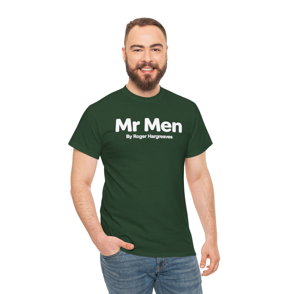 Mr Men T-Shirt – Retro 'Mr Men by Roger Hargreaves' Logo Tee