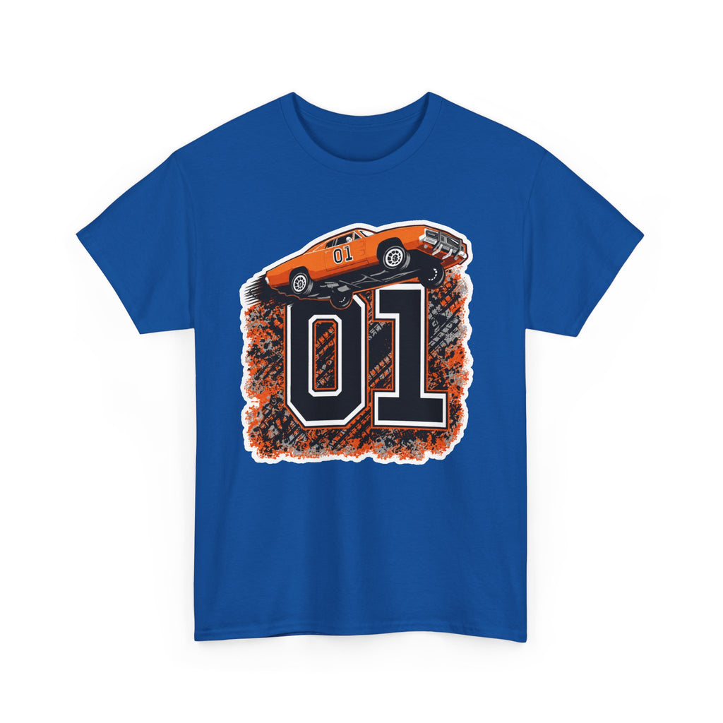 Dukes of Hazzard Inspired Race Car '01' Graphic Tee