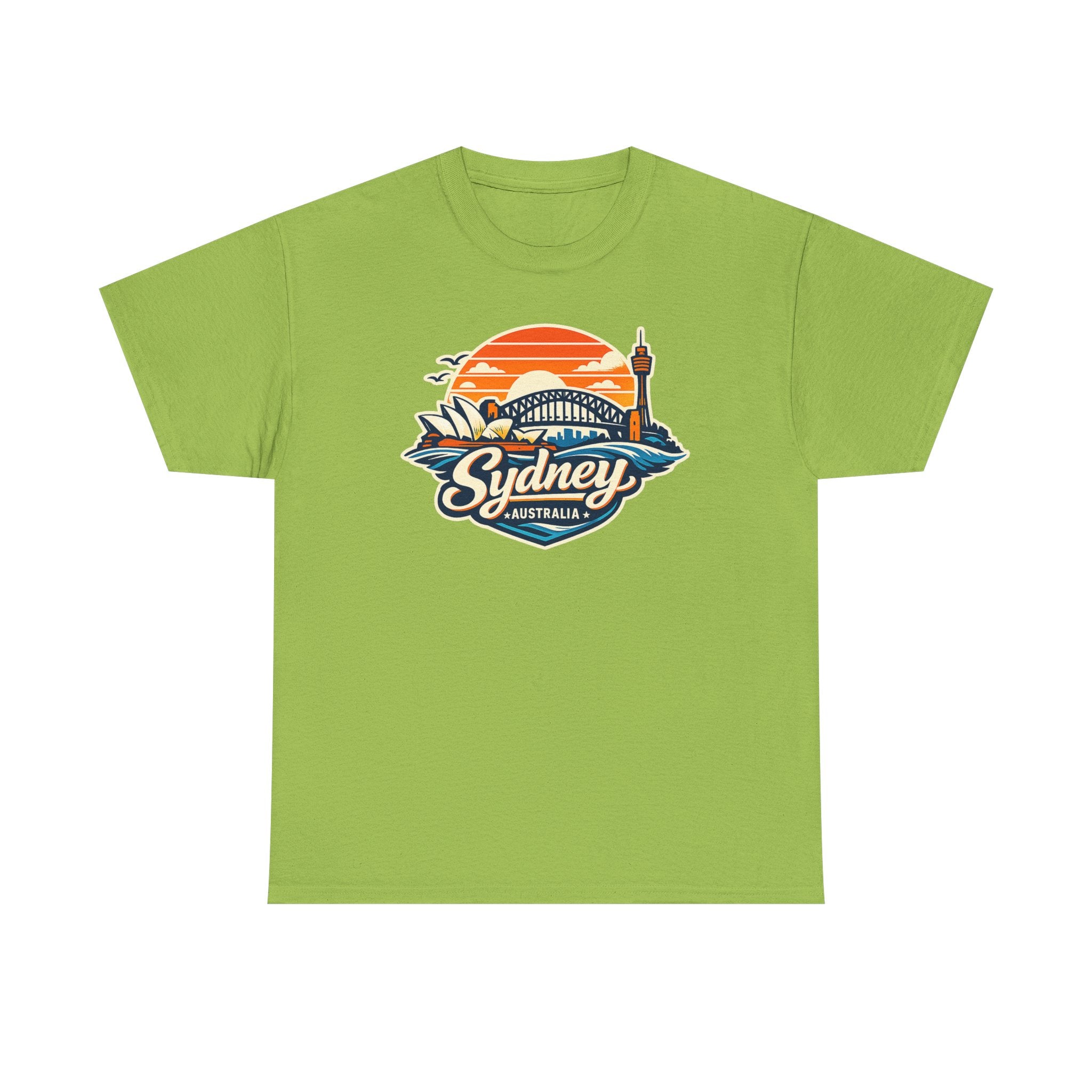 Sydney Australia Sunset Tee — Vintage Coastal Travel T‑Shirt