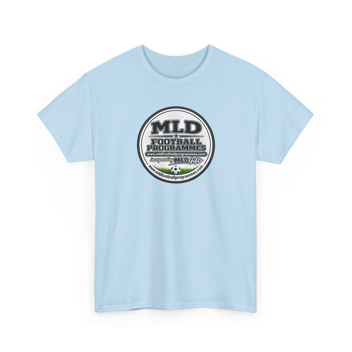 MLD Football Programmes Vintage Logo Cotton T-Shirt
