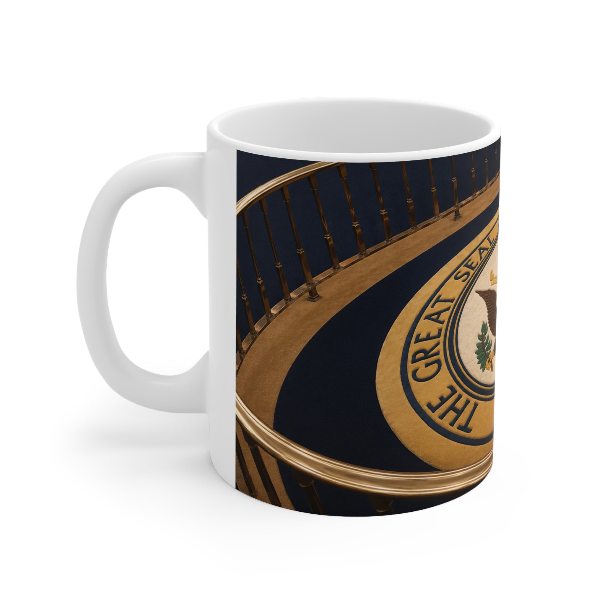 Presidential Seal Ceramic Coffee Mug — The Great Seal of the United States, 11oz & 15oz