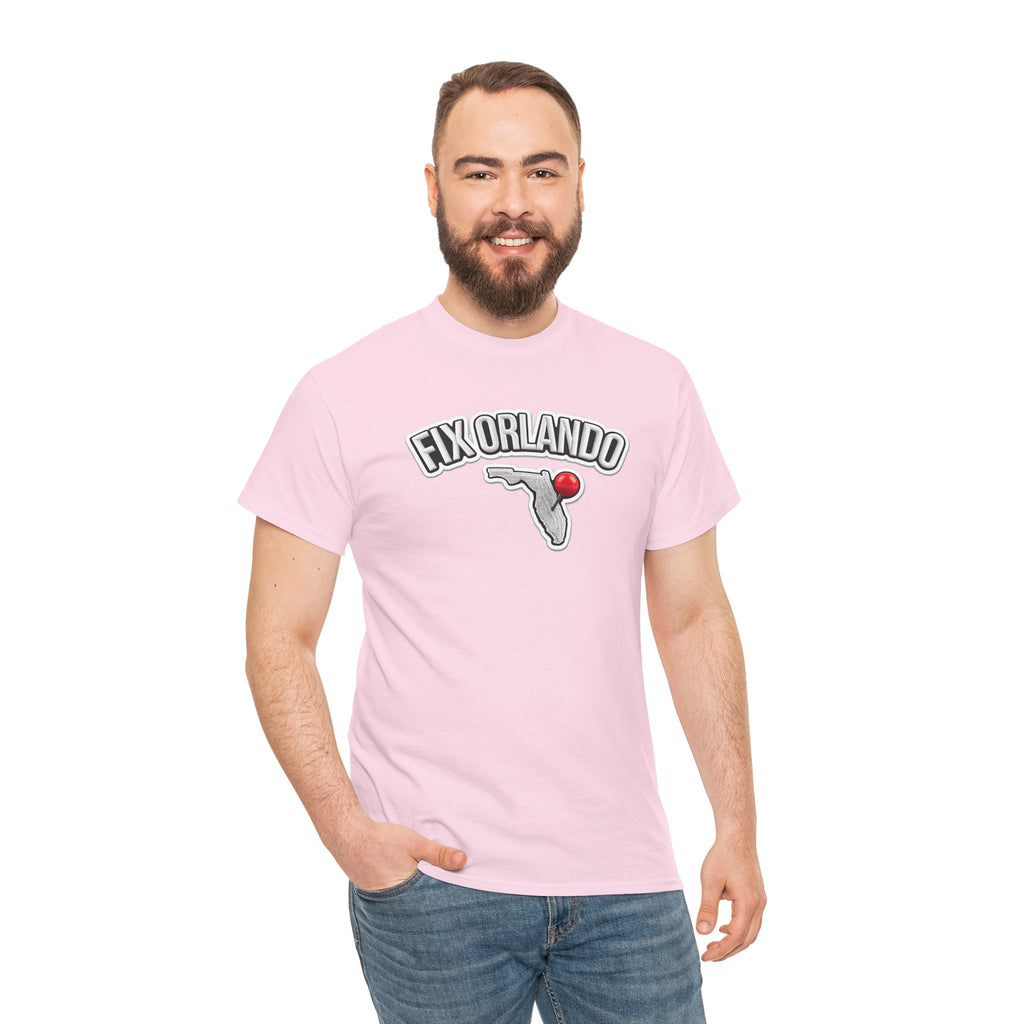 Fix Orlando T-Shirt — Florida Map with Bowling Pin Local Pride Tee