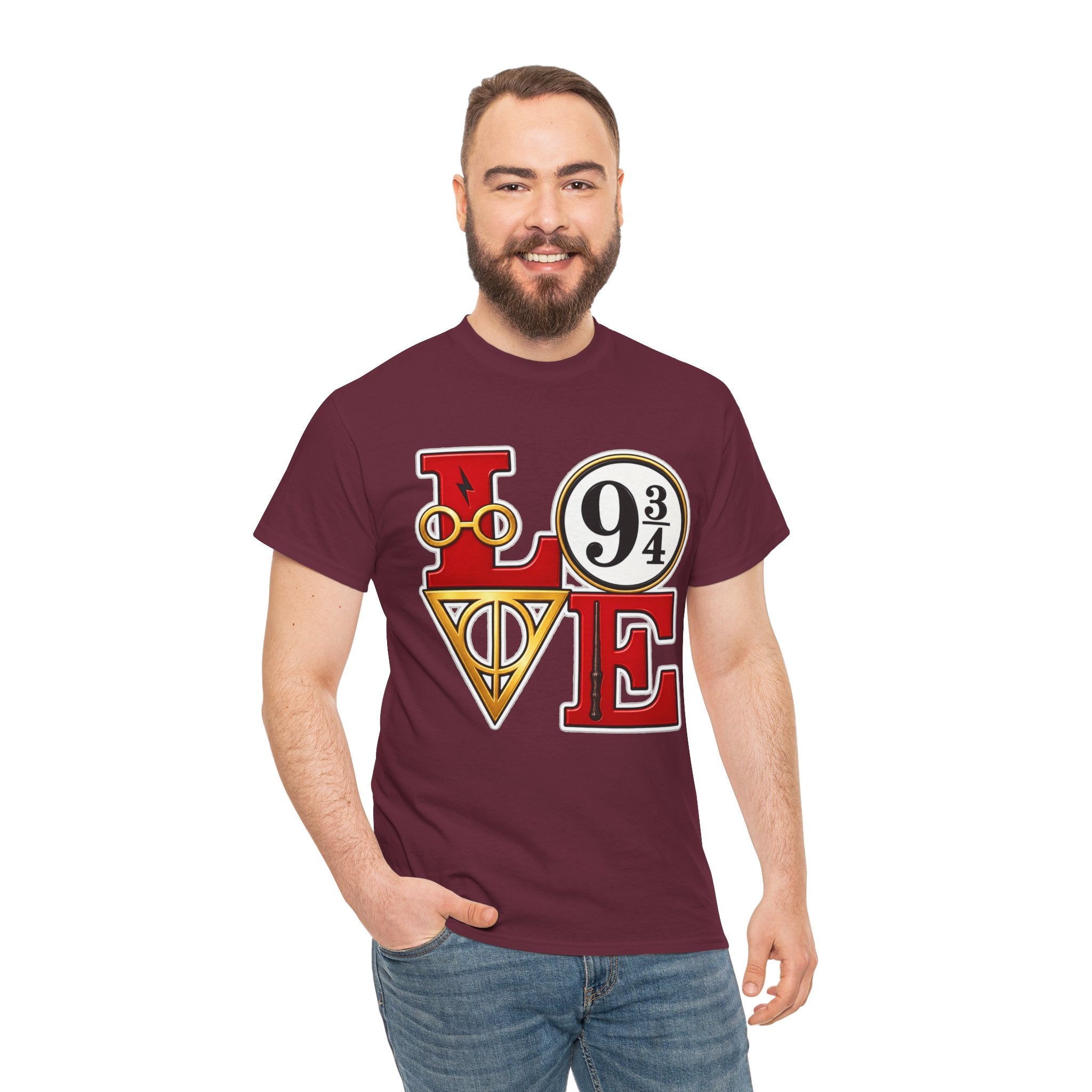 Harry Potter Inspired Love 9 3/4 Wizardry Tee