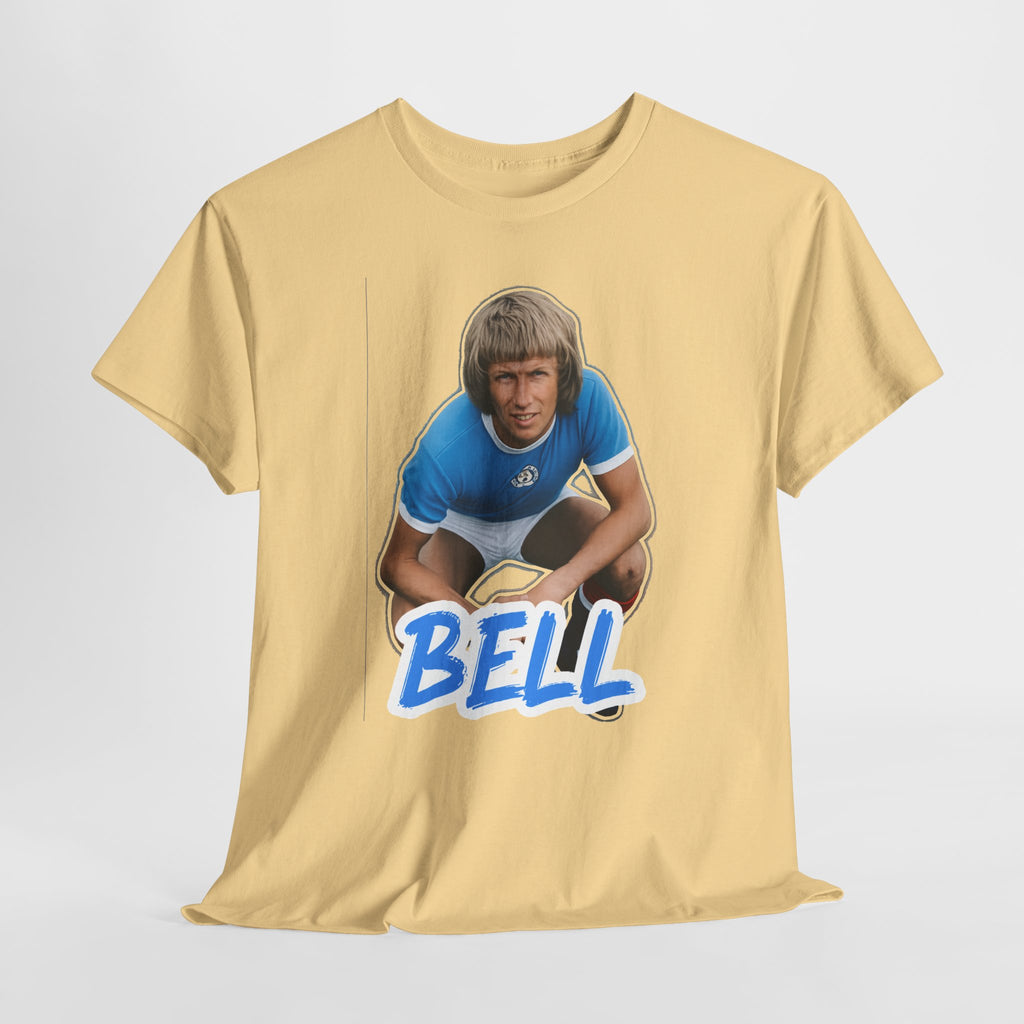 Colin Bell Manchester City Legend Retro Soccer Tee — Vintage Player Graphic T-Shirt